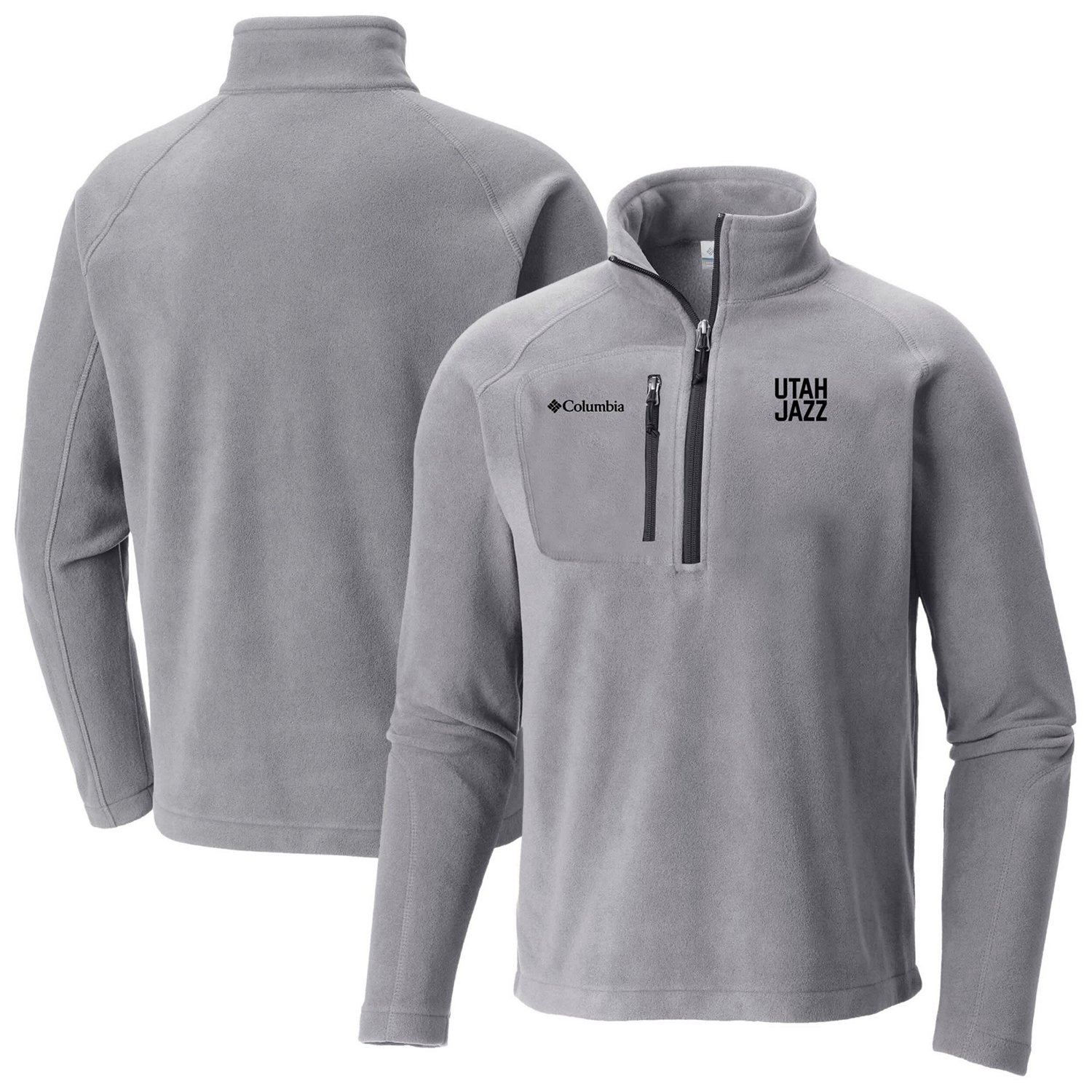 Columbia Sportswear Men's Utah Jazz Fast Trek III 1/2-Zip Fleece Pullover  - view number 1