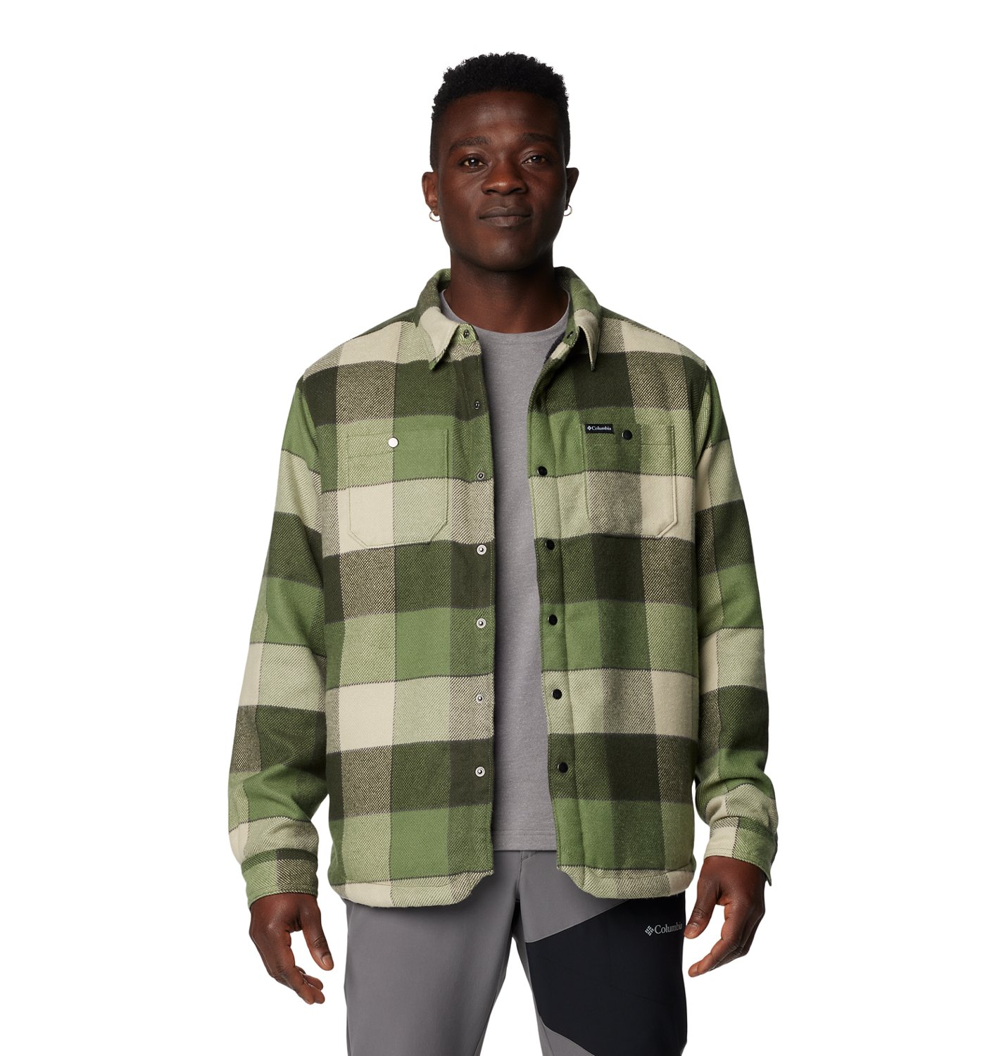 Columbia flannel shirt jacket on sale