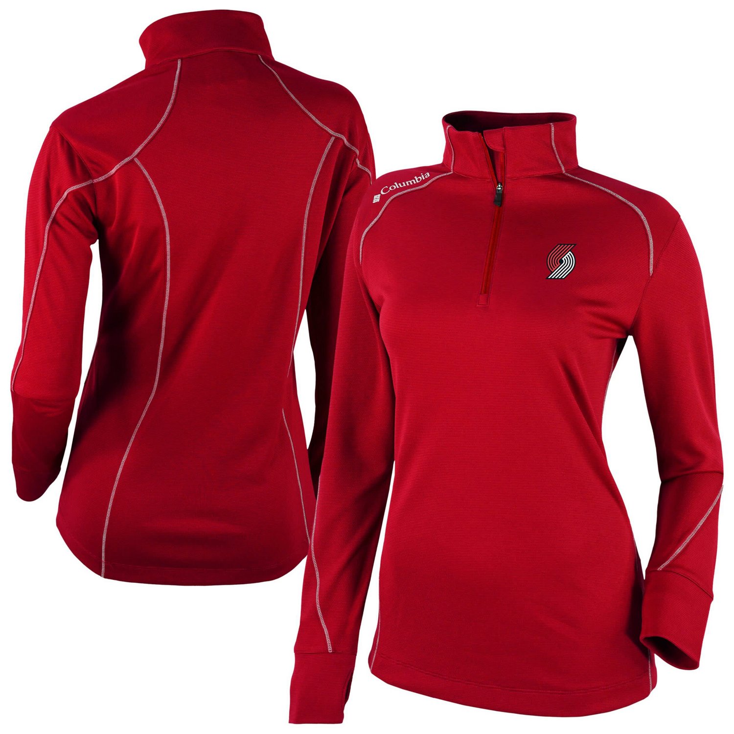 Columbia Sportswear Women's Portland Trail Blazers Omni-Wick Shotgun 1/4-Zip 2.0 Pullover
