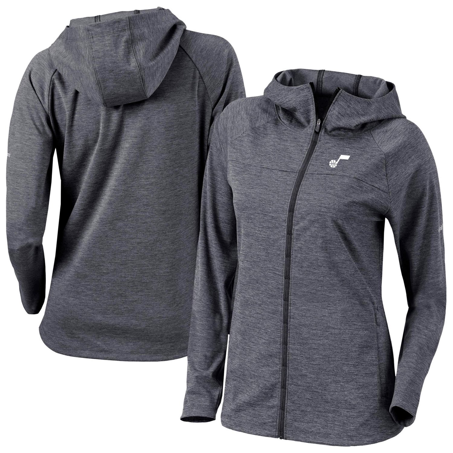 Columbia Utah Jazz Omni-Wick Half Shot Full-Zip Hoodie
