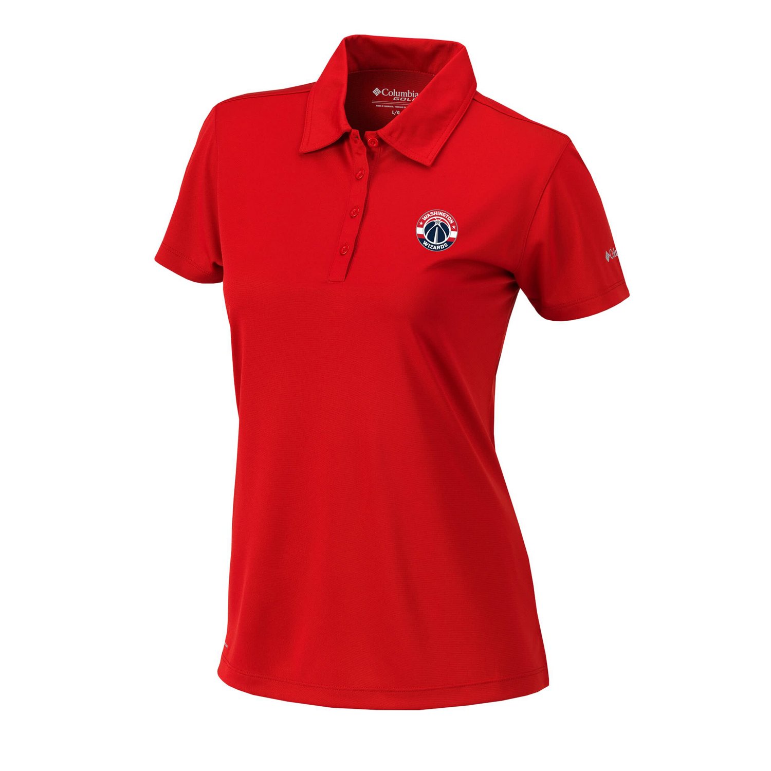 Columbia Washington Wizards Omni-Wick Birdie Polo                                                                                - view number 2