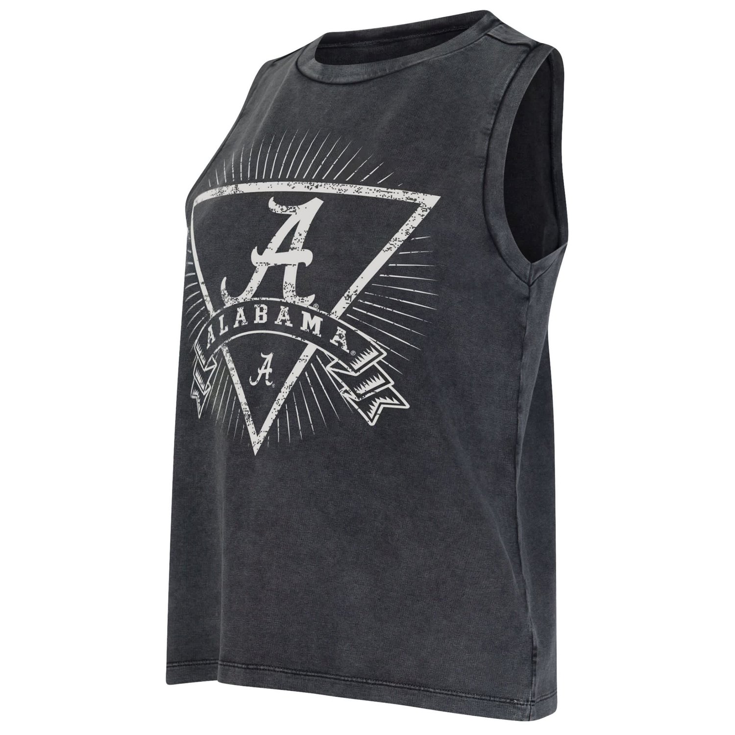 Concepts Sport Alabama Crimson Tide Distressed Market French Terry Tank Top - view number 2