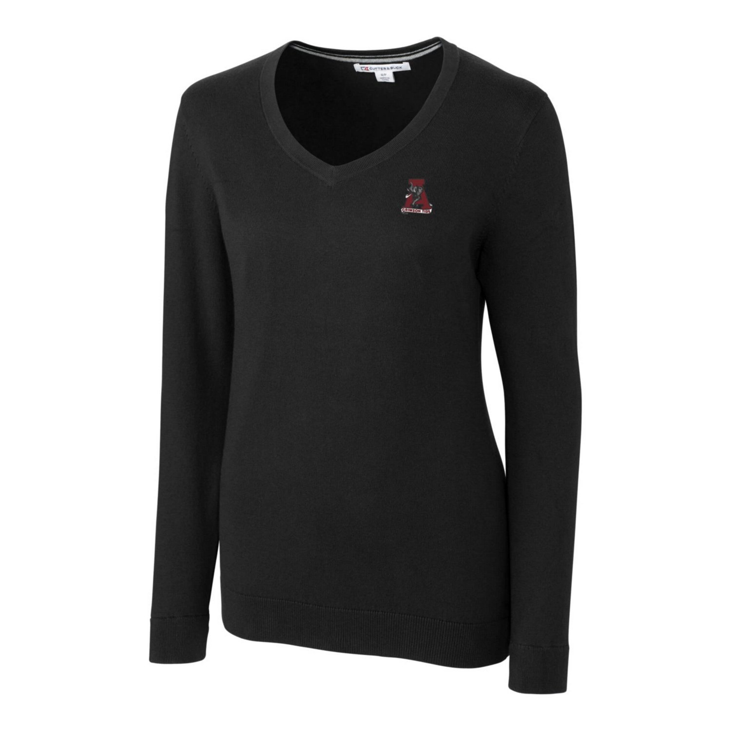Cutter  Buck Alabama Crimson Tide Lakemont Tri-Blend V-Neck Pullover Sweater                                                     - view number 2