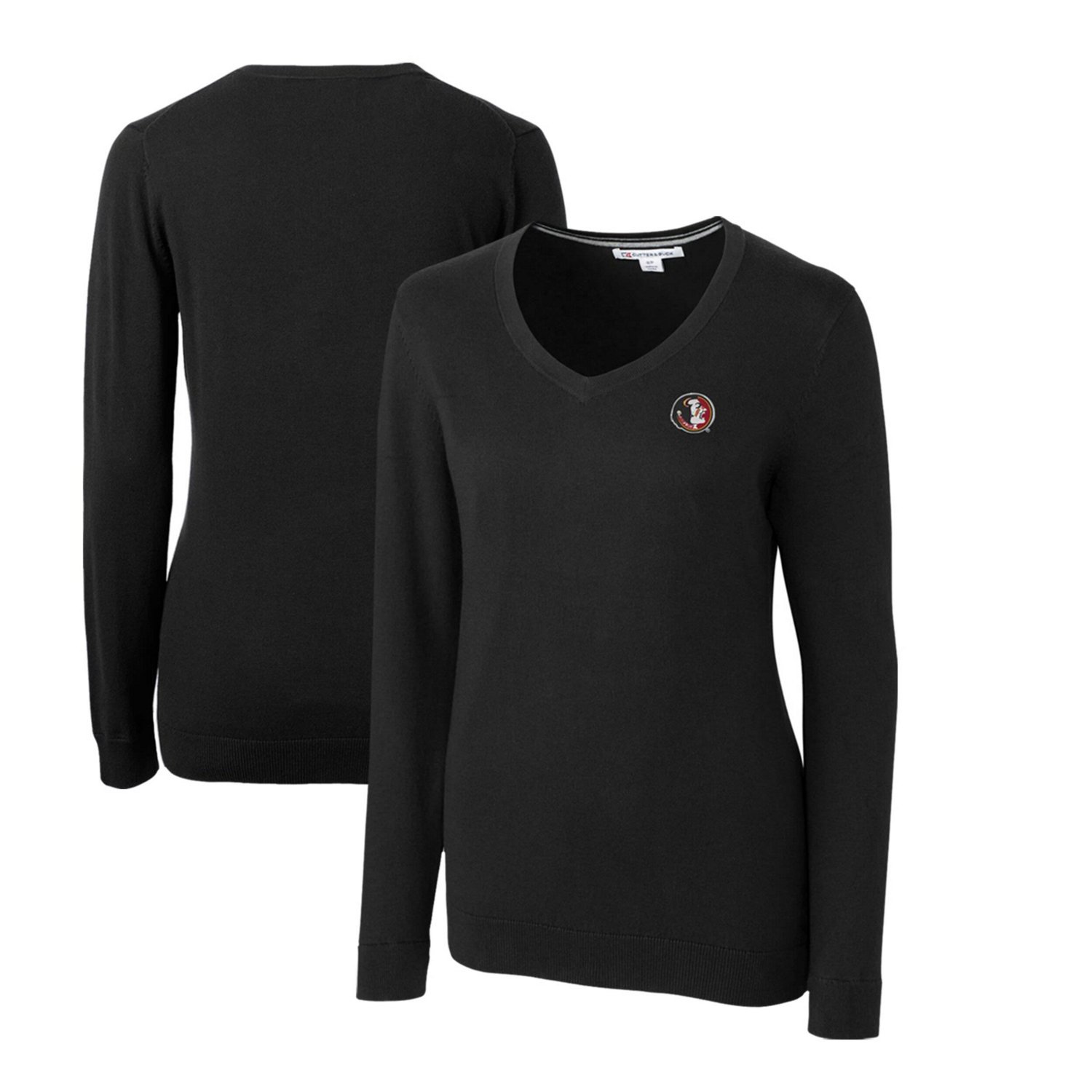 Cutter  Buck Florida State Seminoles Lakemont Tri-Blend V-Neck Pullover Sweater                                                  - view number 1