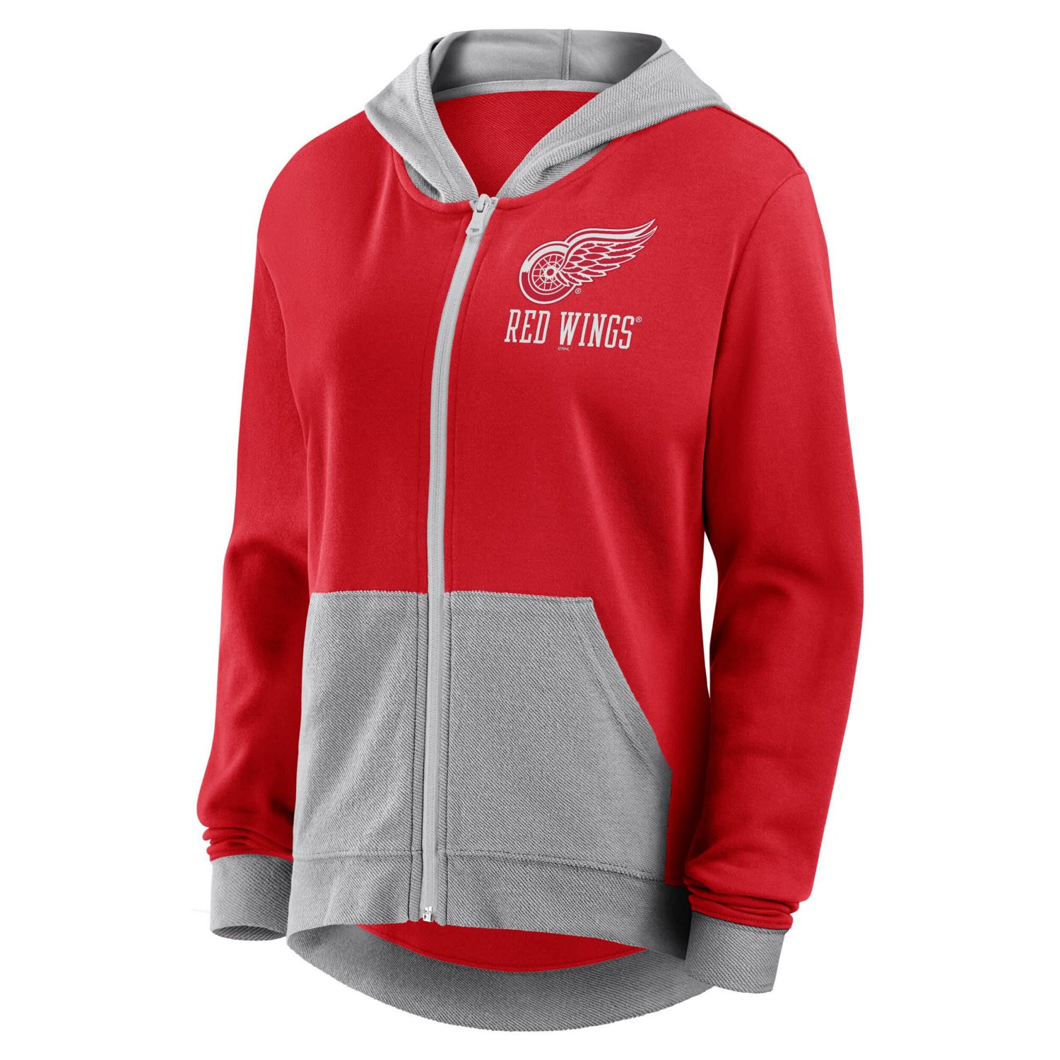 Detroit Wings Hit It French Terry Full-Zip Hoodie - view number 2