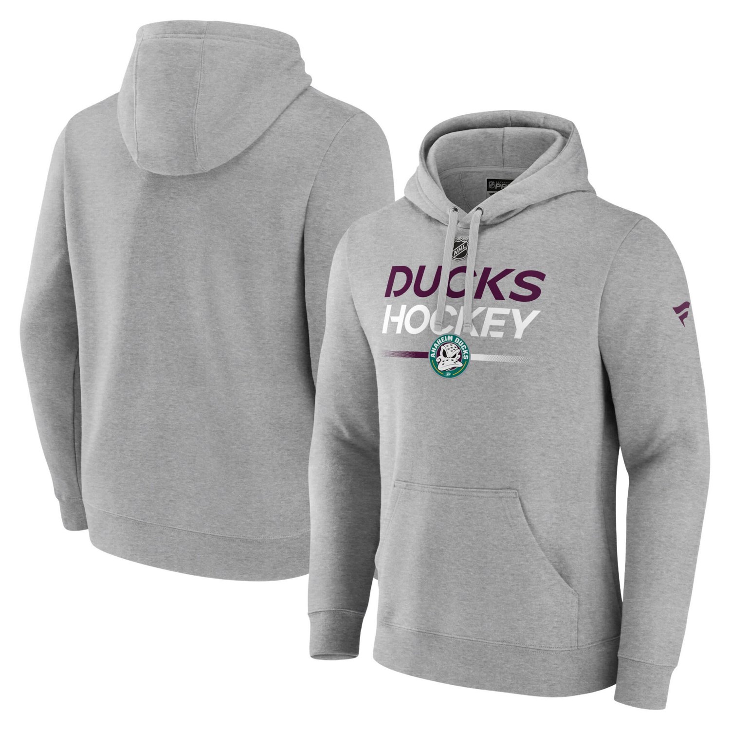 Fanatics Anaheim Ducks Authentic Pro Alternate Wordmark Pullover Hoodie - view number 1