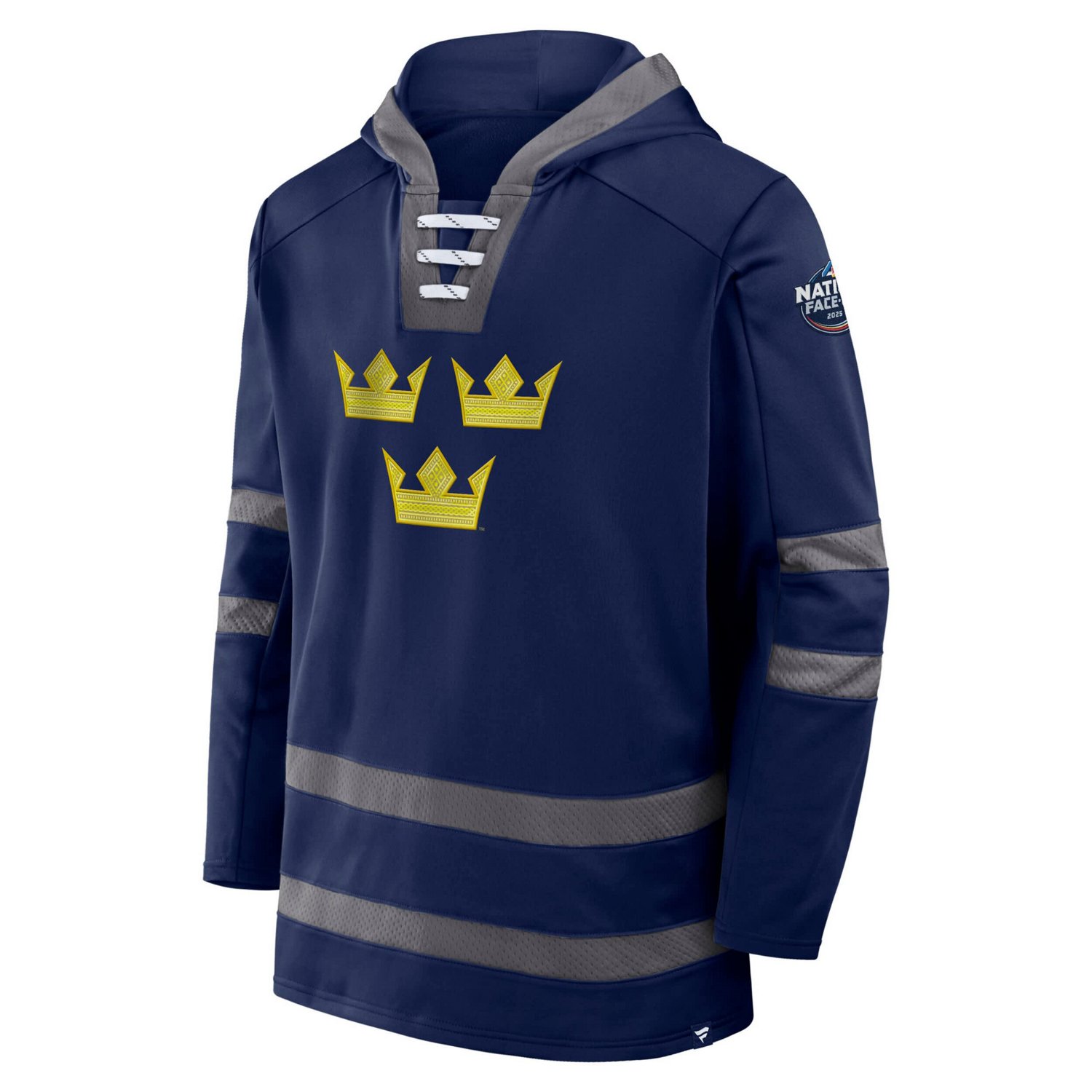 Fanatics Athletic Sweden 2025 4 Nations Face-Off Inside Line Pullover Hoodie - view number 2