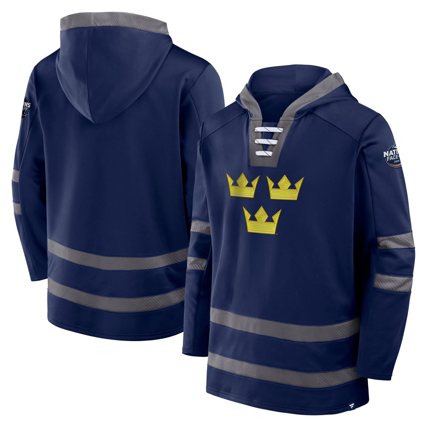 Fanatics Athletic Sweden 2025 4 Nations Face-Off Inside Line Pullover Hoodie - view number 1