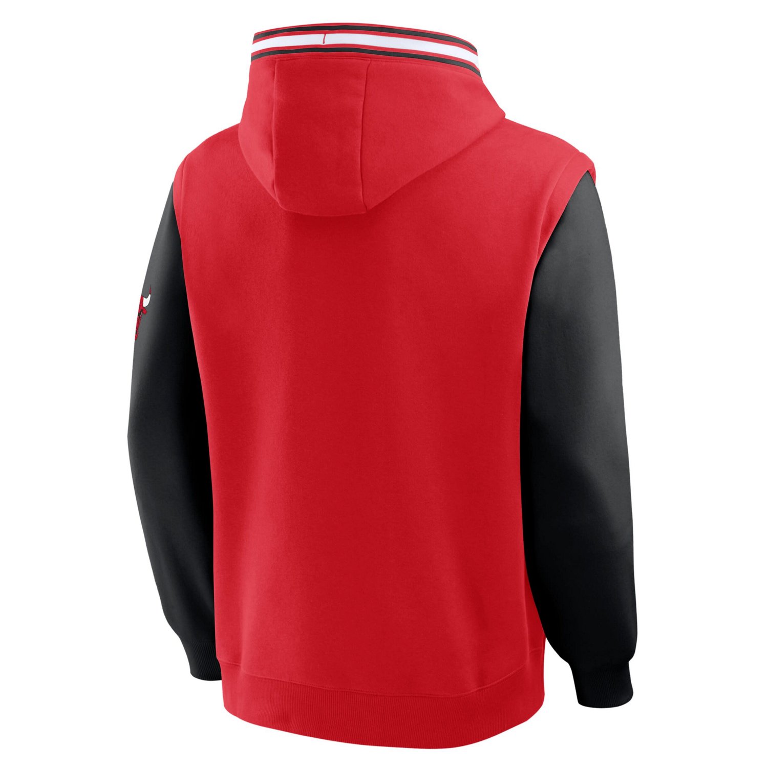 Fanatics Black Chicago Bulls Half Court Shot Clock Fastbreak Hoodie - view number 2