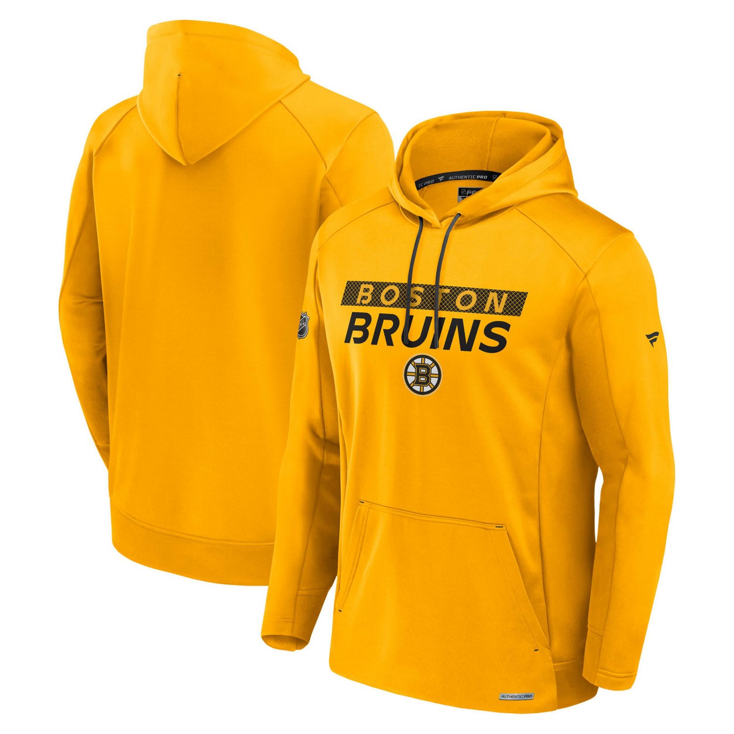 Fanatics Boston Bruins Authentic Pro Rink Fleece Pullover Hoodie                                                                 - view number 1