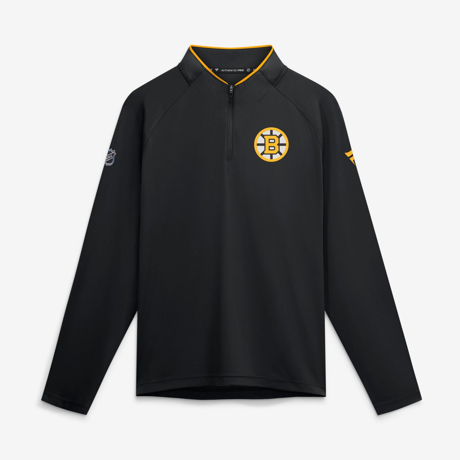 Fanatics Boston Bruins Authentic Pro Rink Lightweight Quarter-Zip Pullover
