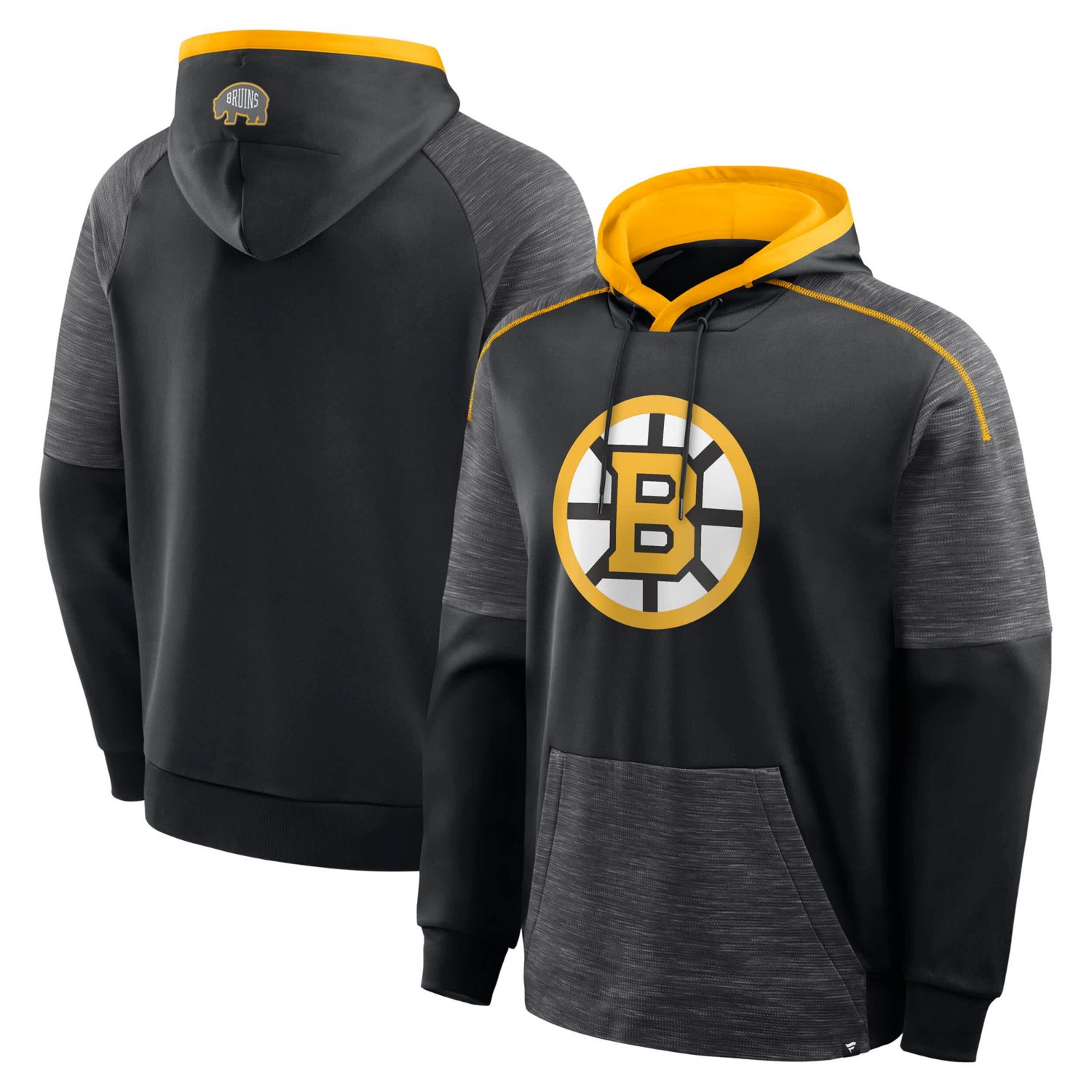 Fanatics Boston Bruins Goaltender Defender Pullover Hoodie