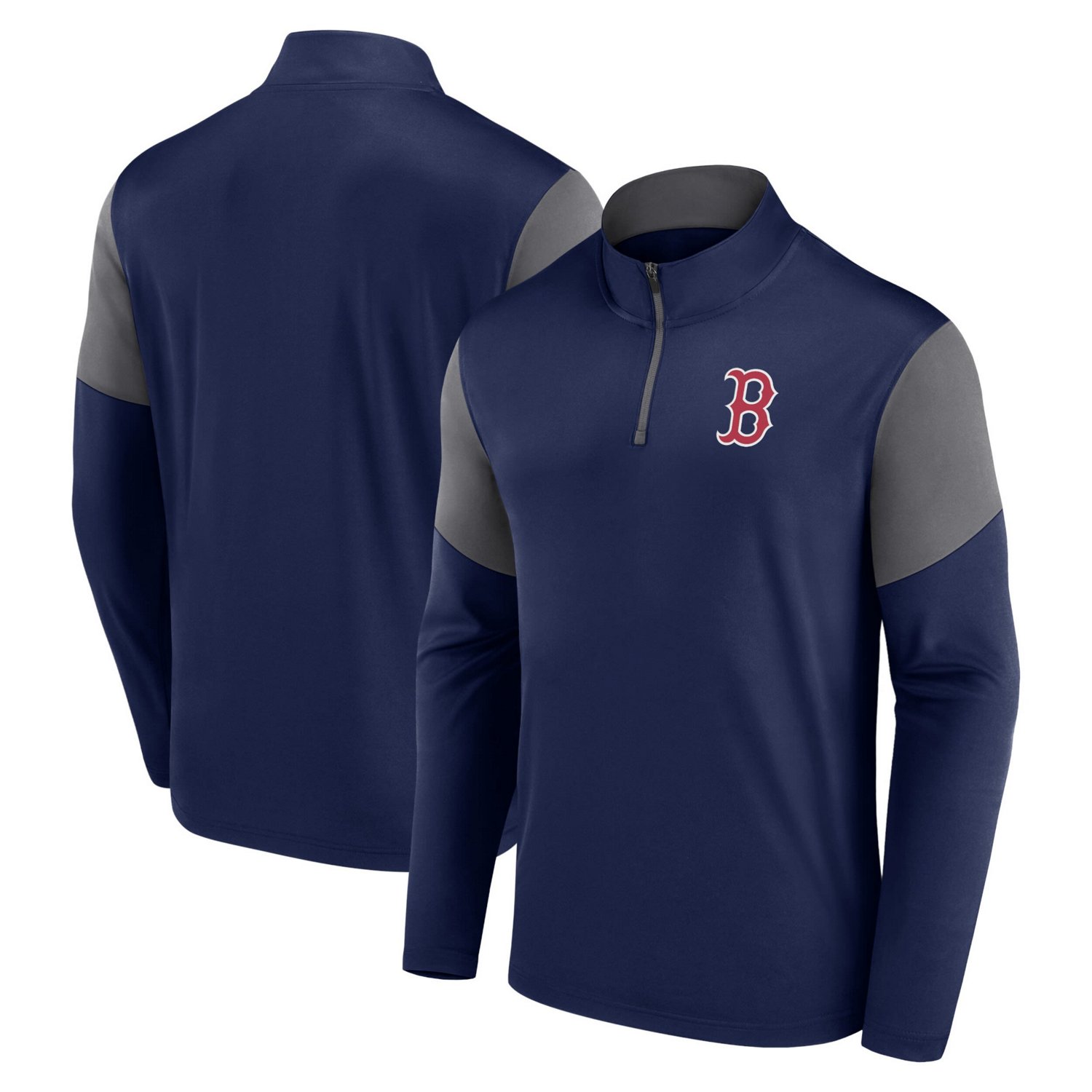 Fanatics Boston Red Sox Logo Quarter-Zip Top