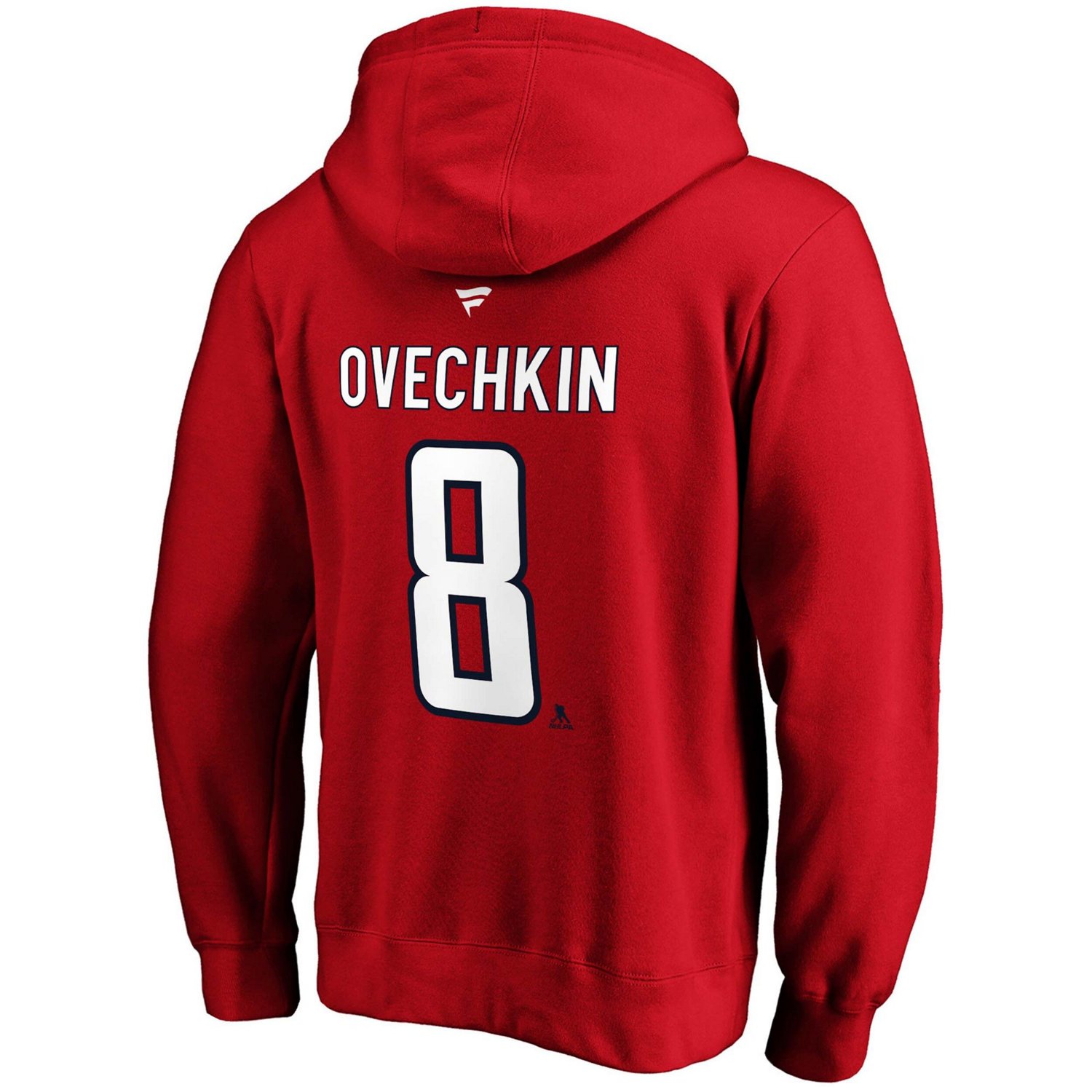 Fanatics Branded Alexander Ovechkin Washington Capitals Authentic Stack Player Name  Number Fitted Pullover Hoodie - view number 3
