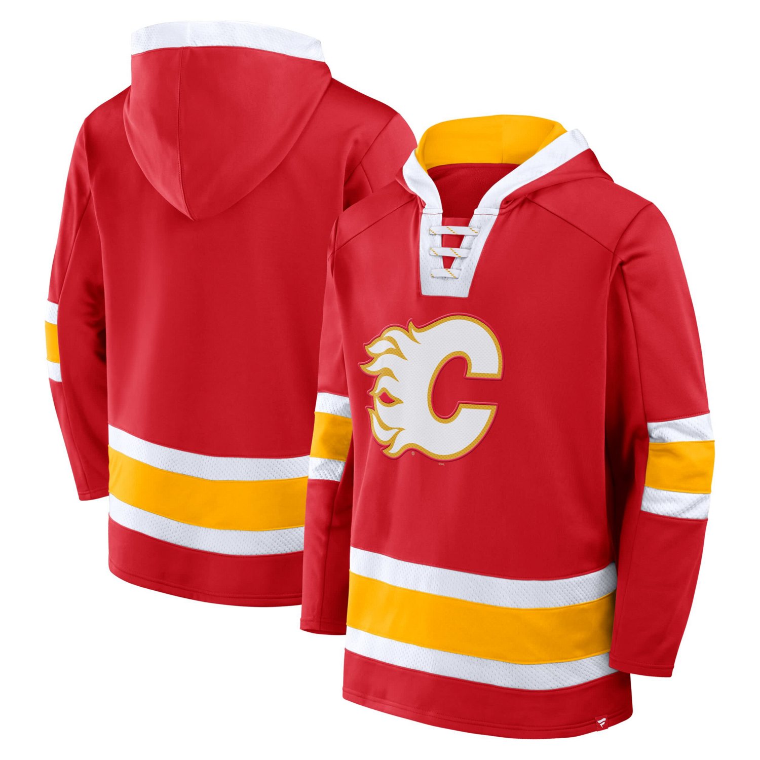 Fanatics Calgary Flames Inside Line Fleece Pullover Hoodie