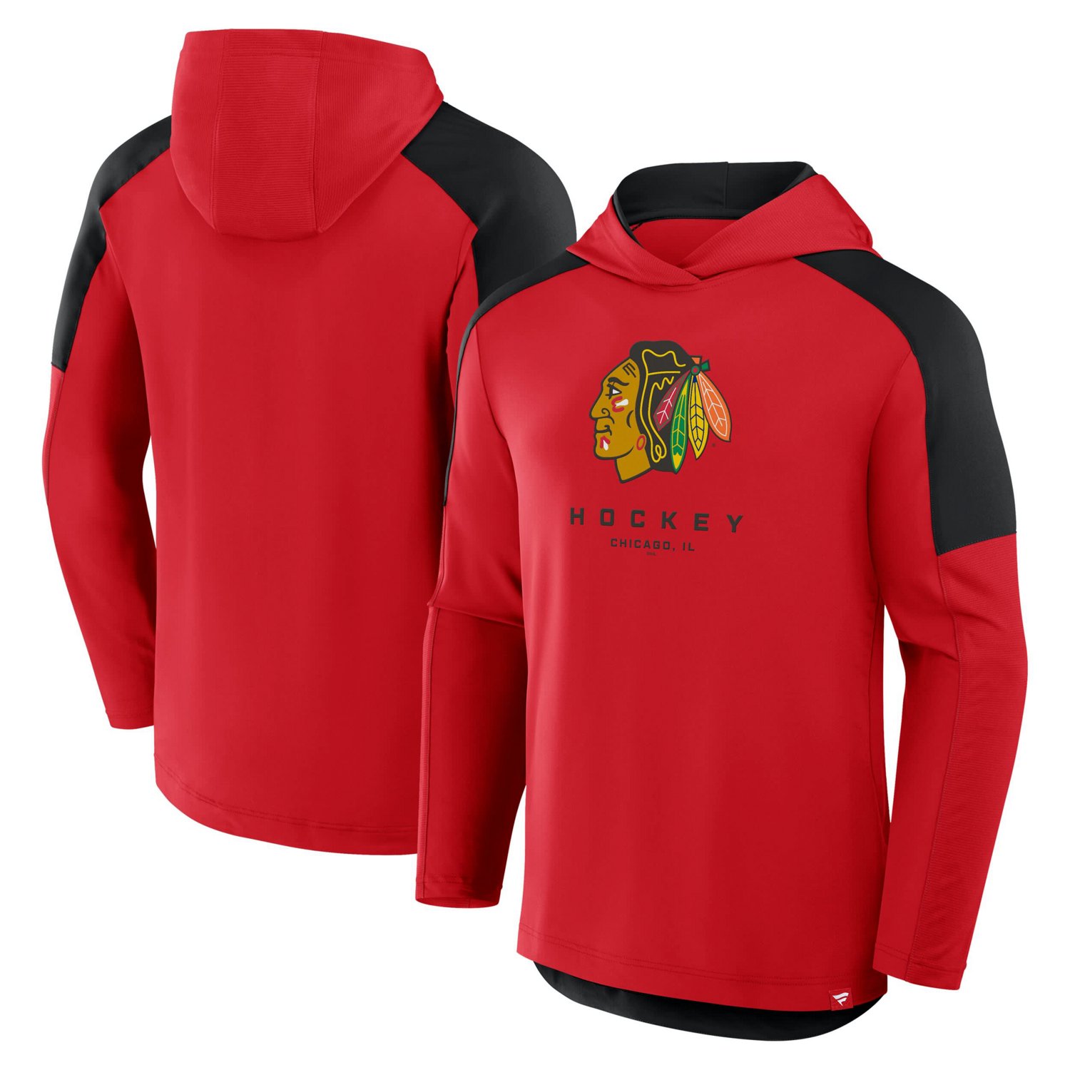 Fanatics Chicago Blackhawks Meta Game Transitional Pullover Hoodie