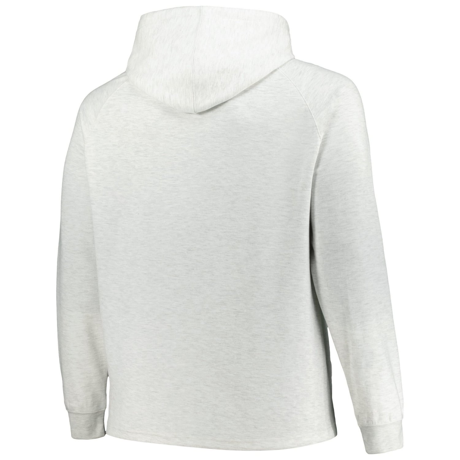 Fanatics Chicago Bulls Big  Tall Raglan Tri-Blend Pullover Hoodie - view number 3