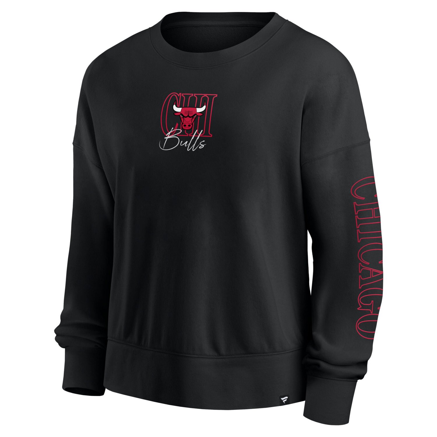 Fanatics Chicago Bulls Oversized Game Day Pullover Sweatshirt - view number 2
