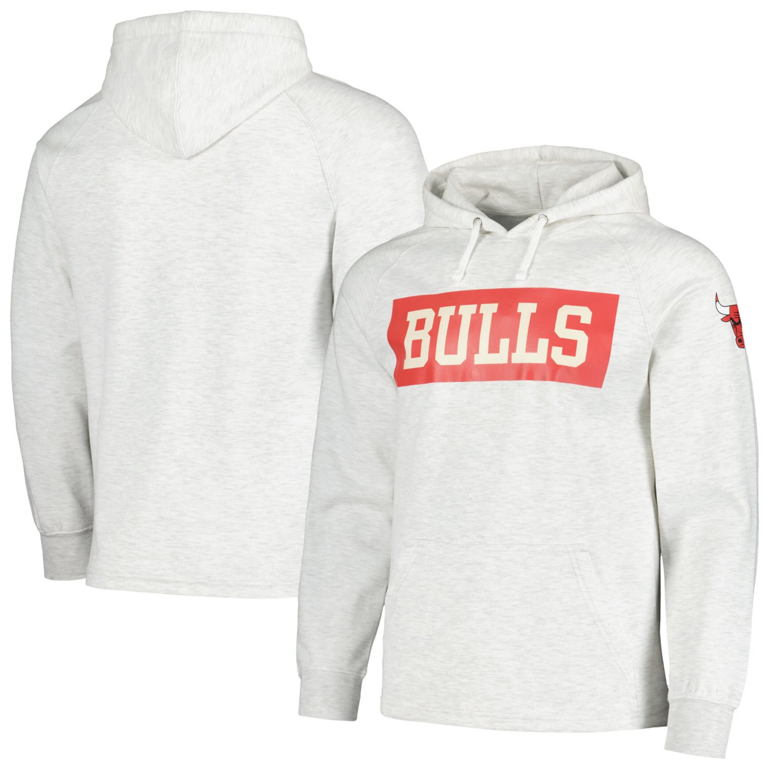 Fanatics Chicago Bulls Softhand Raglan Tri-Blend Pullover Hoodie