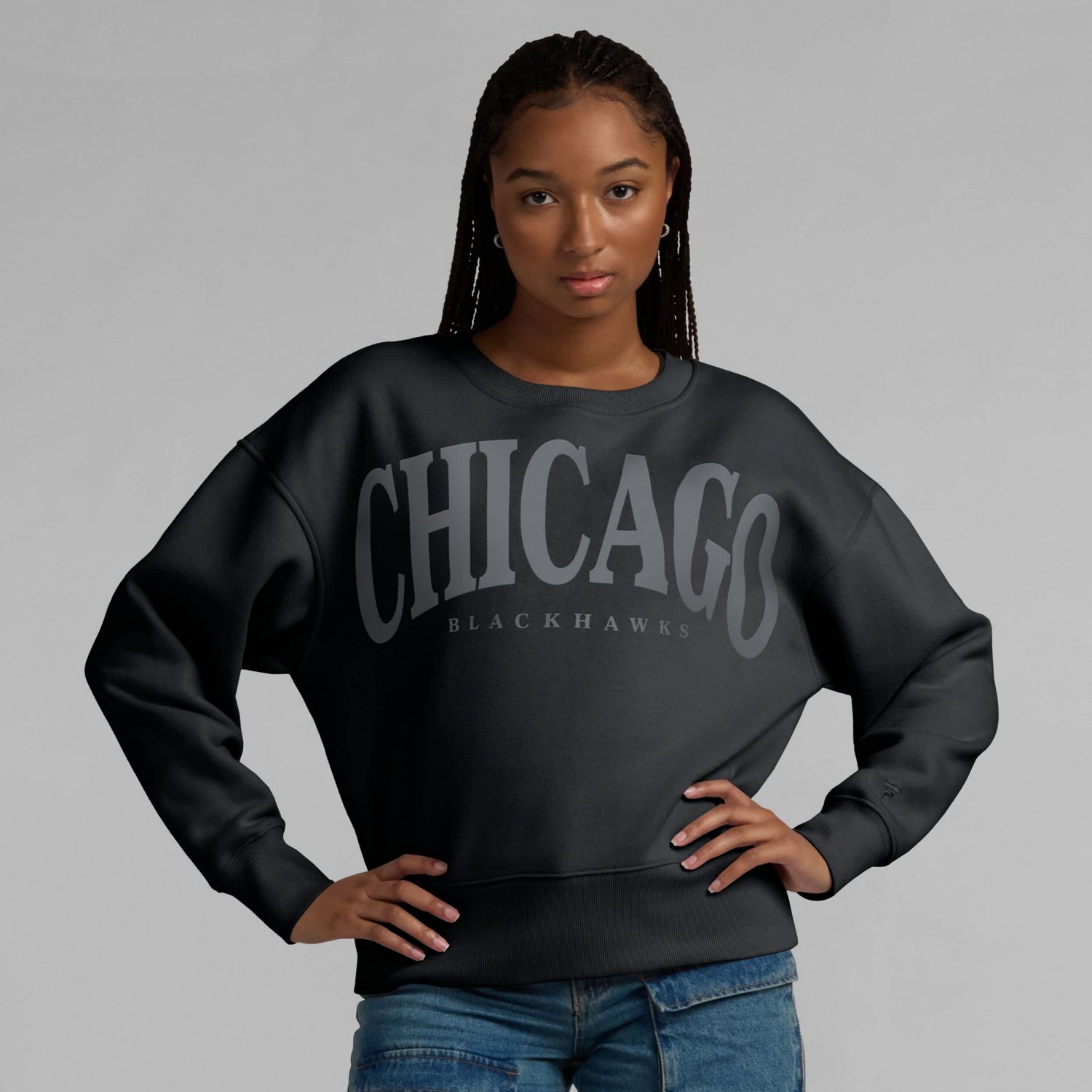Fanatics Chicago hawks Elements Flow Pullover Sweatshirt                                                                         - view number 4