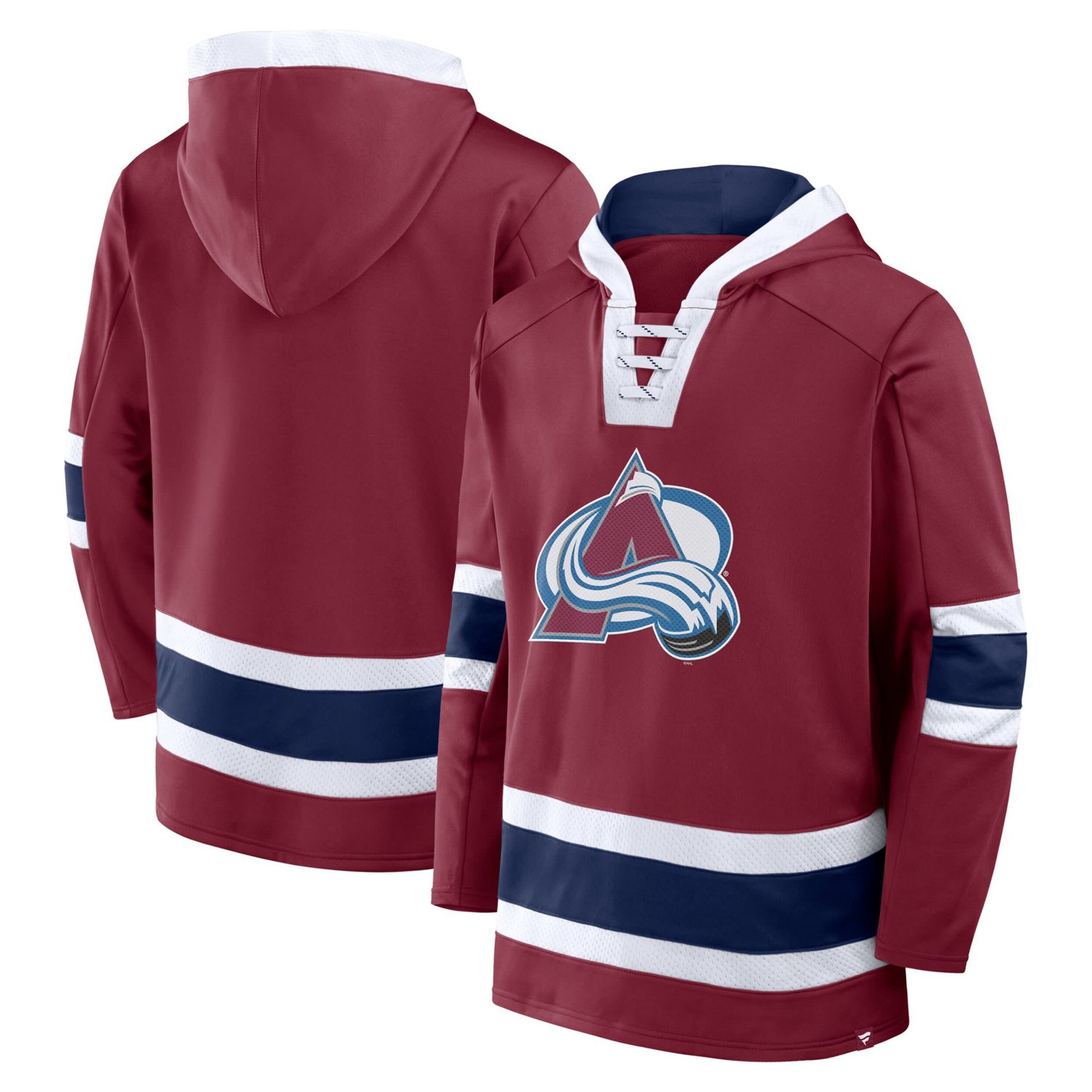 Fanatics Colorado Avalanche Inside Line Fleece Pullover Hoodie