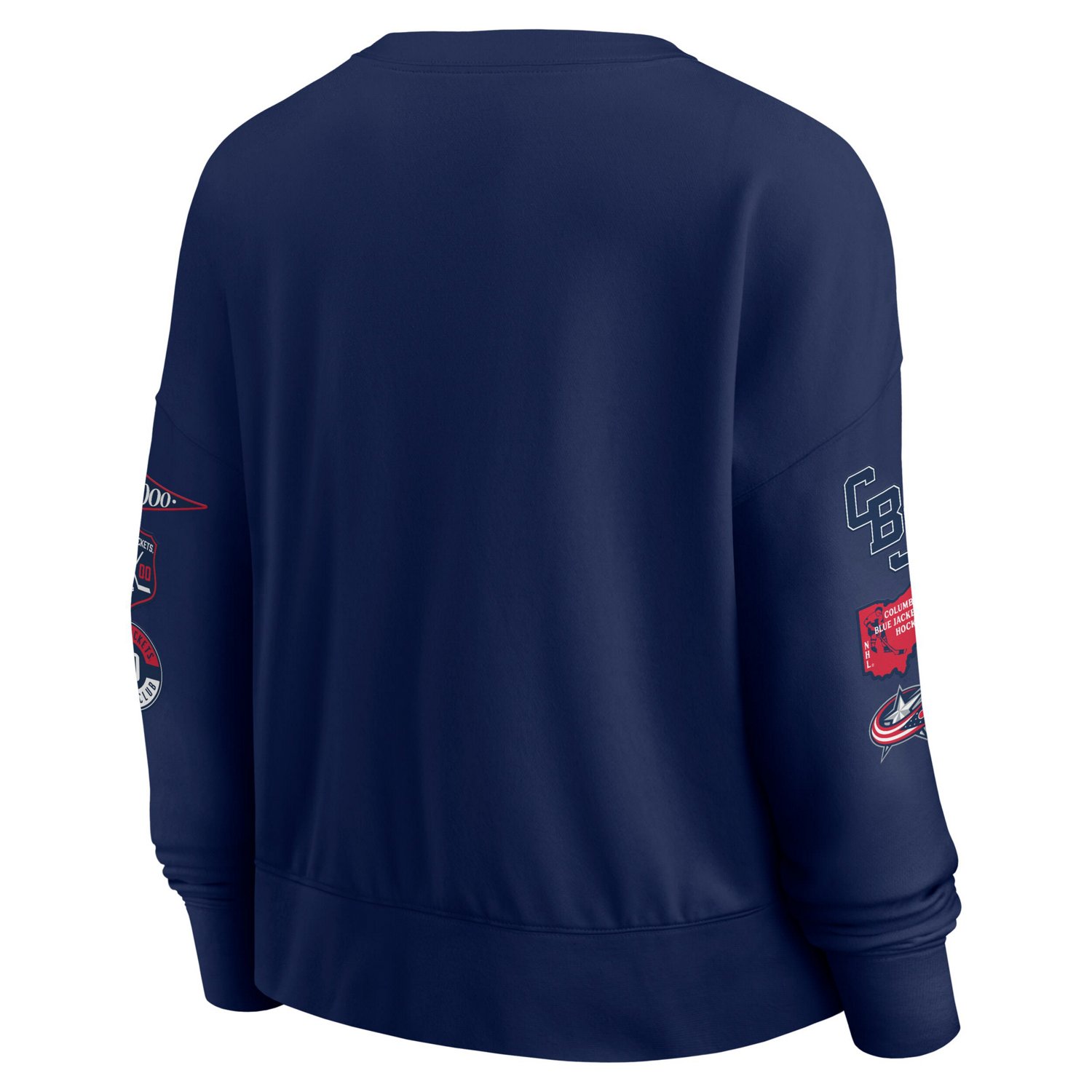 Fanatics Columbus Blue Jackets Go Team Pullover Sweatshirt                                                                       - view number 3