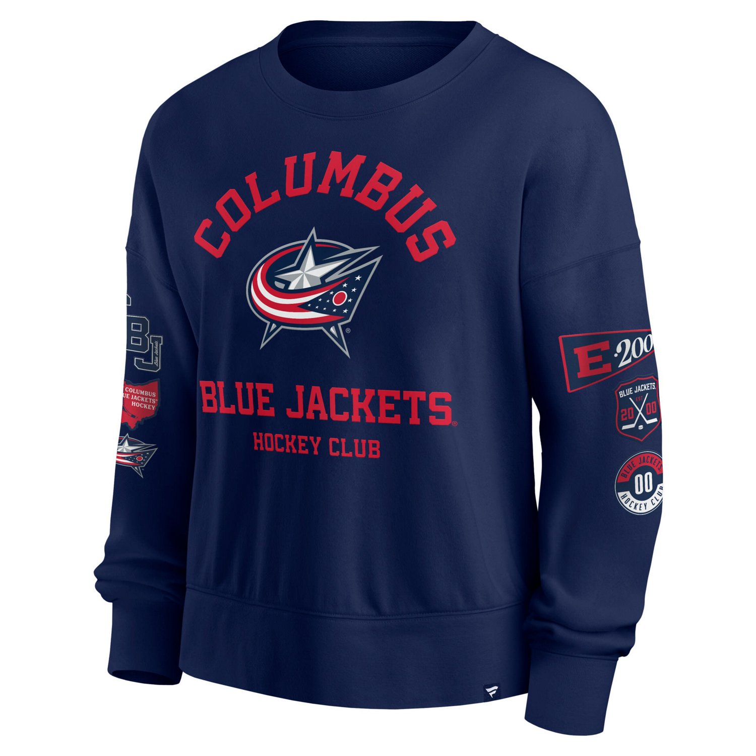 Fanatics Columbus Blue Jackets Go Team Pullover Sweatshirt                                                                       - view number 2
