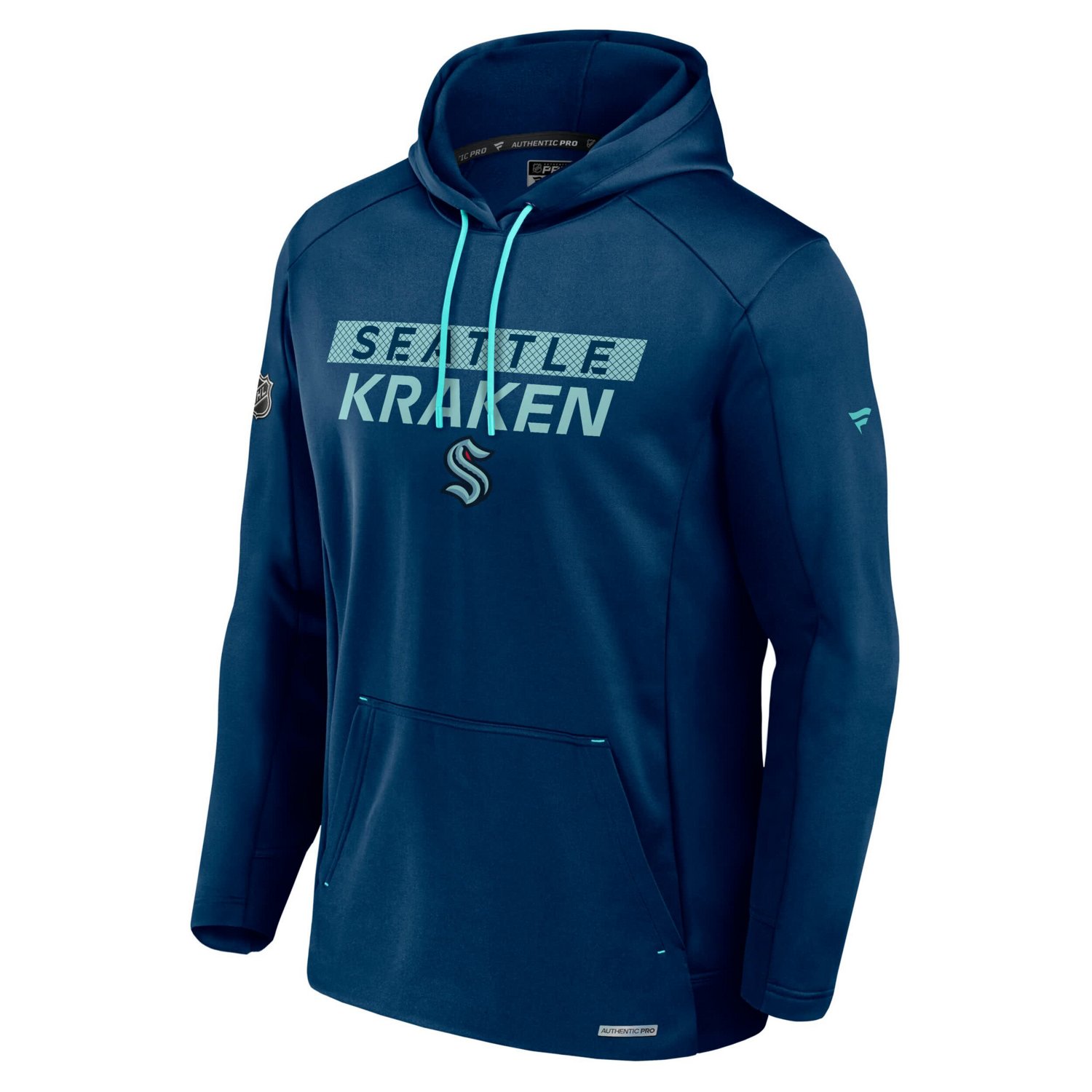 Fanatics Deep Sea Seattle Kraken Authentic Pro Big  Tall Pullover Hoodie - view number 2