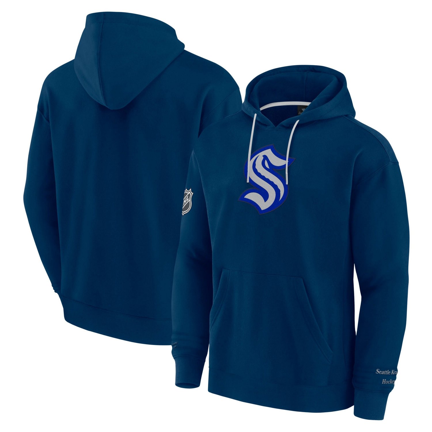 Fanatics Deep Sea Seattle Kraken Elements Pace Pullover Hoodie                                                                   - view number 1