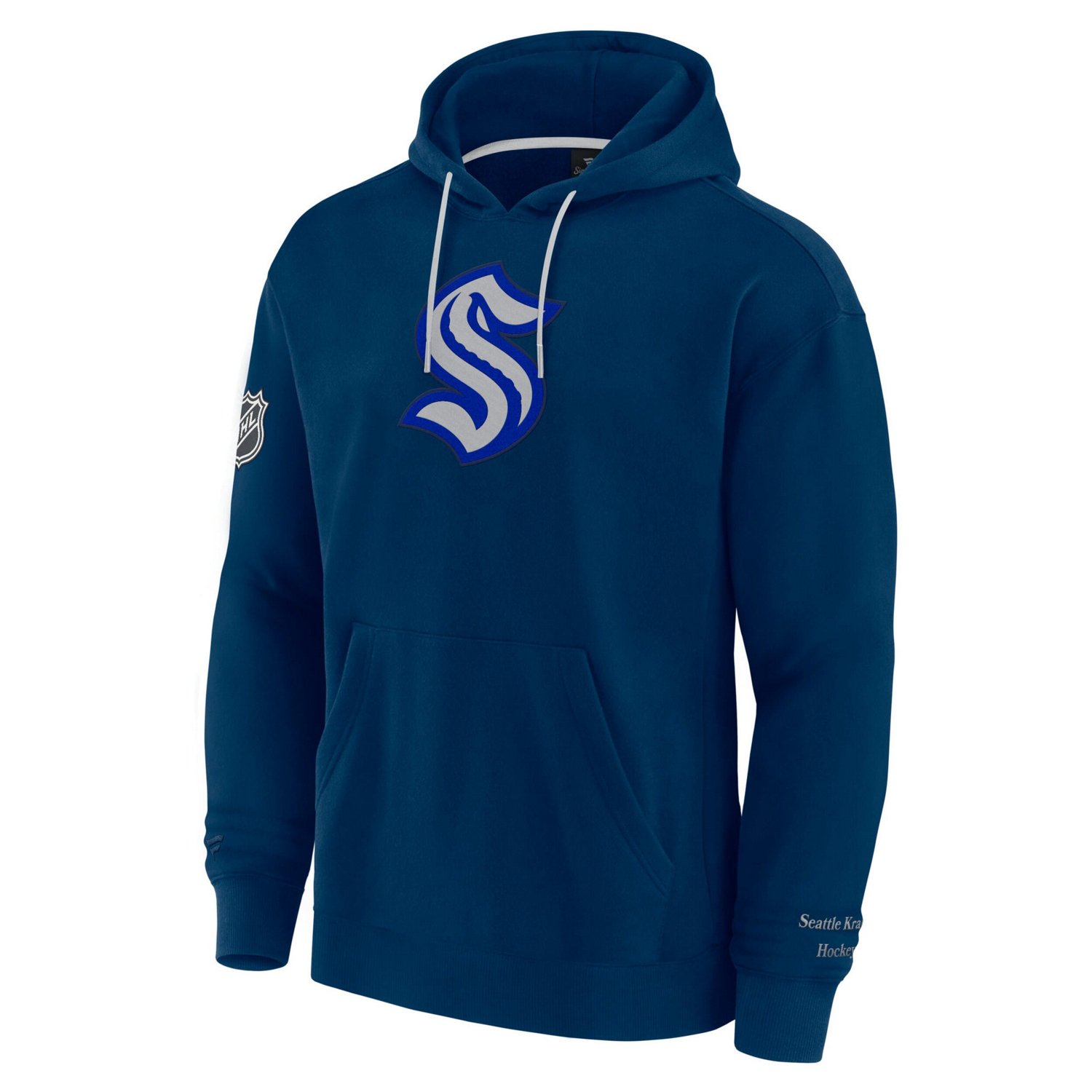 Fanatics Deep Sea Seattle Kraken Elements Pace Pullover Hoodie                                                                   - view number 2