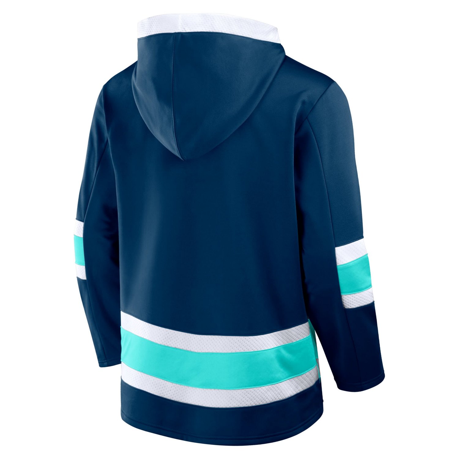 Fanatics Deep Sea Seattle Kraken Inside Line Fleece Pullover Hoodie                                                              - view number 3