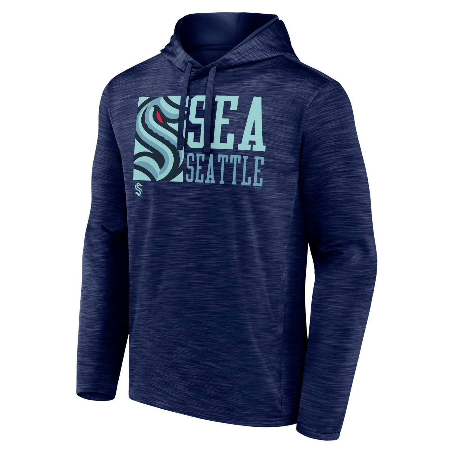 Fanatics Deep Sea Seattle Kraken Never Quit Pullover Hoodie                                                                      - view number 2