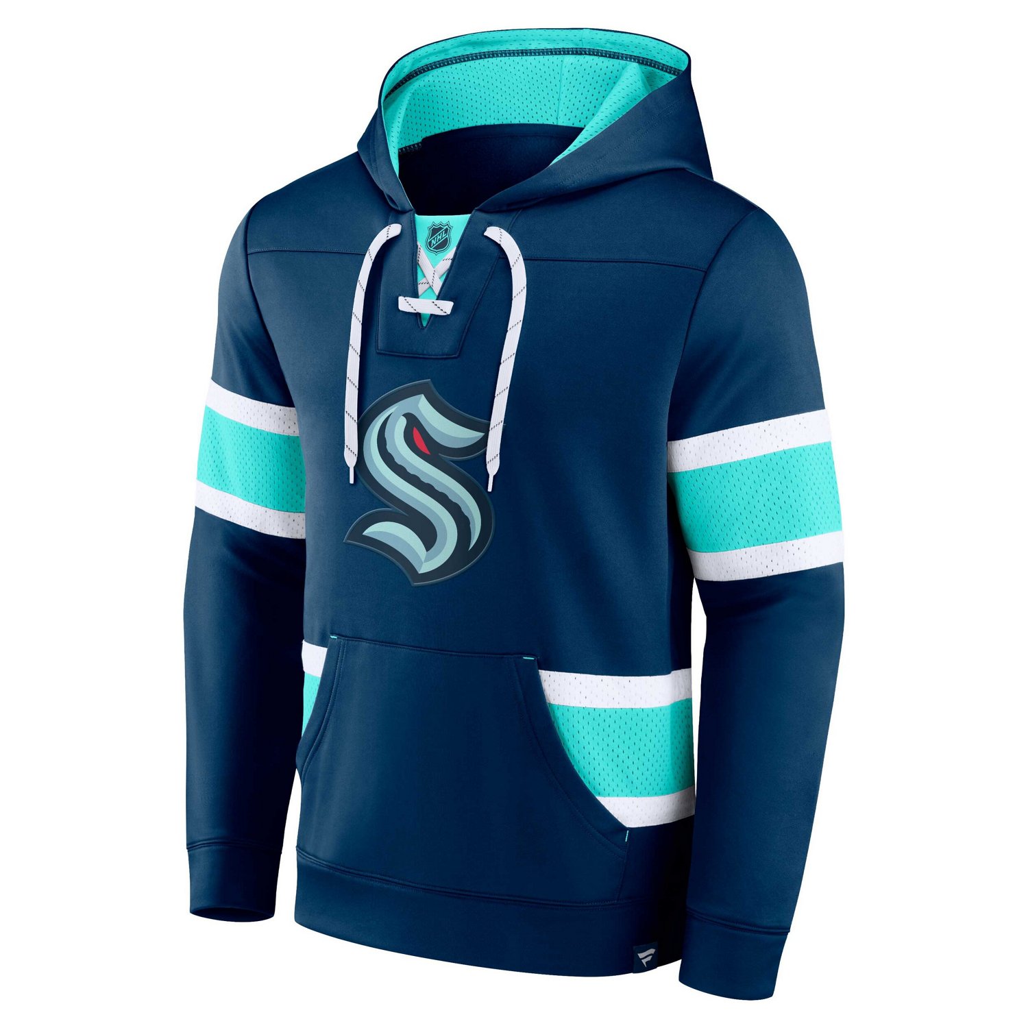 Fanatics Deep Sea Seattle Kraken Powerplay Warrior Pullover Hoodie                                                               - view number 2