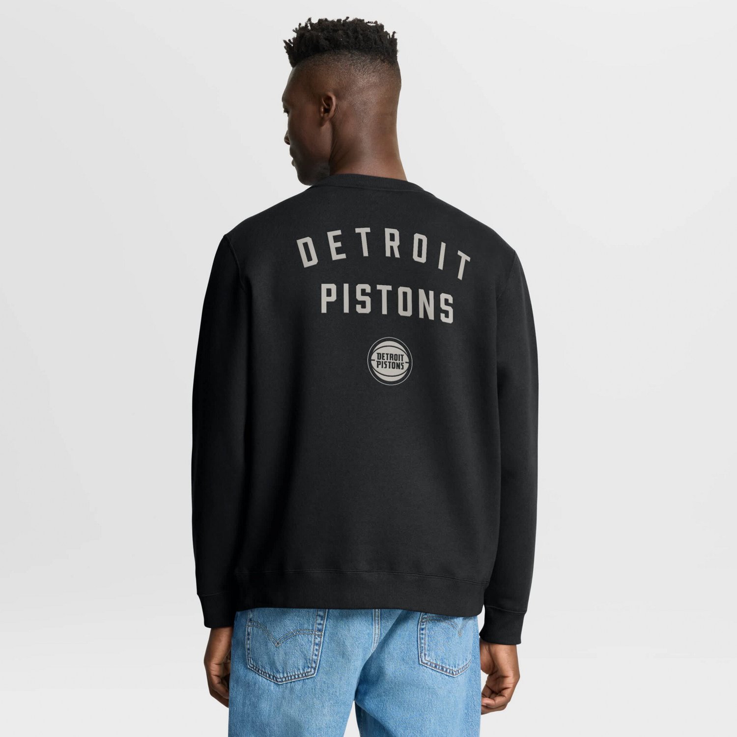 Fanatics Detroit Pistons Crossover Collection Defensive Rotation Drill Premium Pullover Sweatshirt - view number 2