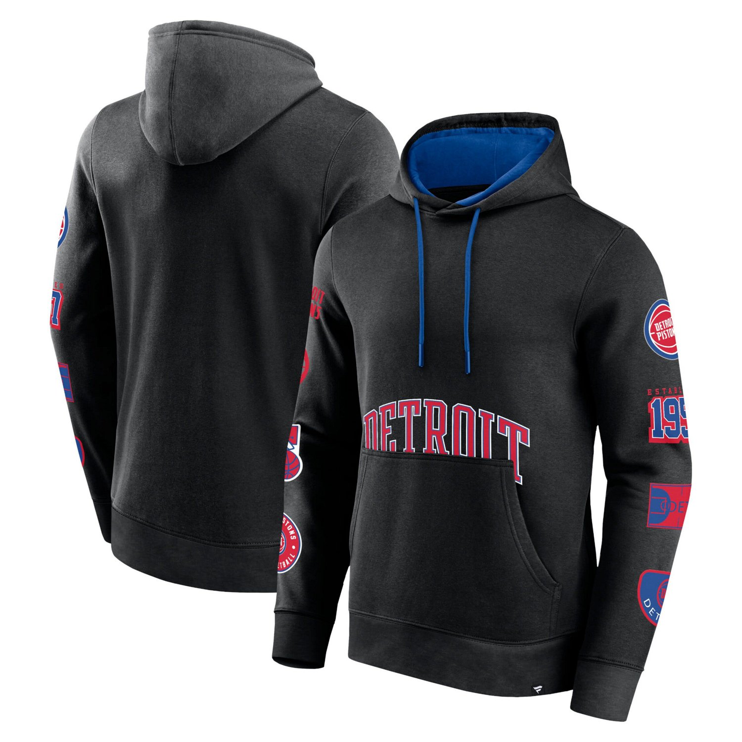 Fanatics Detroit Pistons Home Court Pullover Hoodie