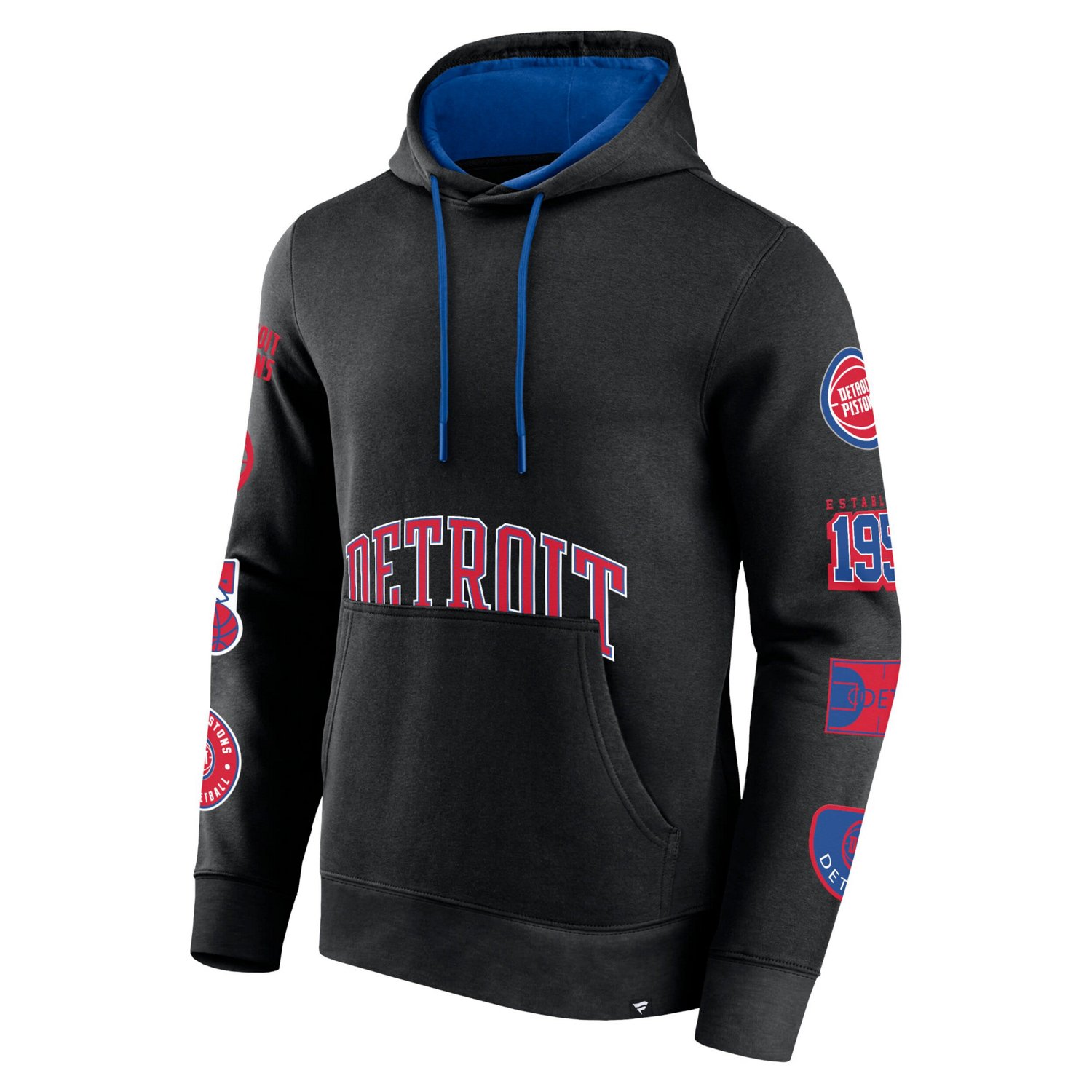 Fanatics Detroit Pistons Home Court Pullover Hoodie                                                                              - view number 2