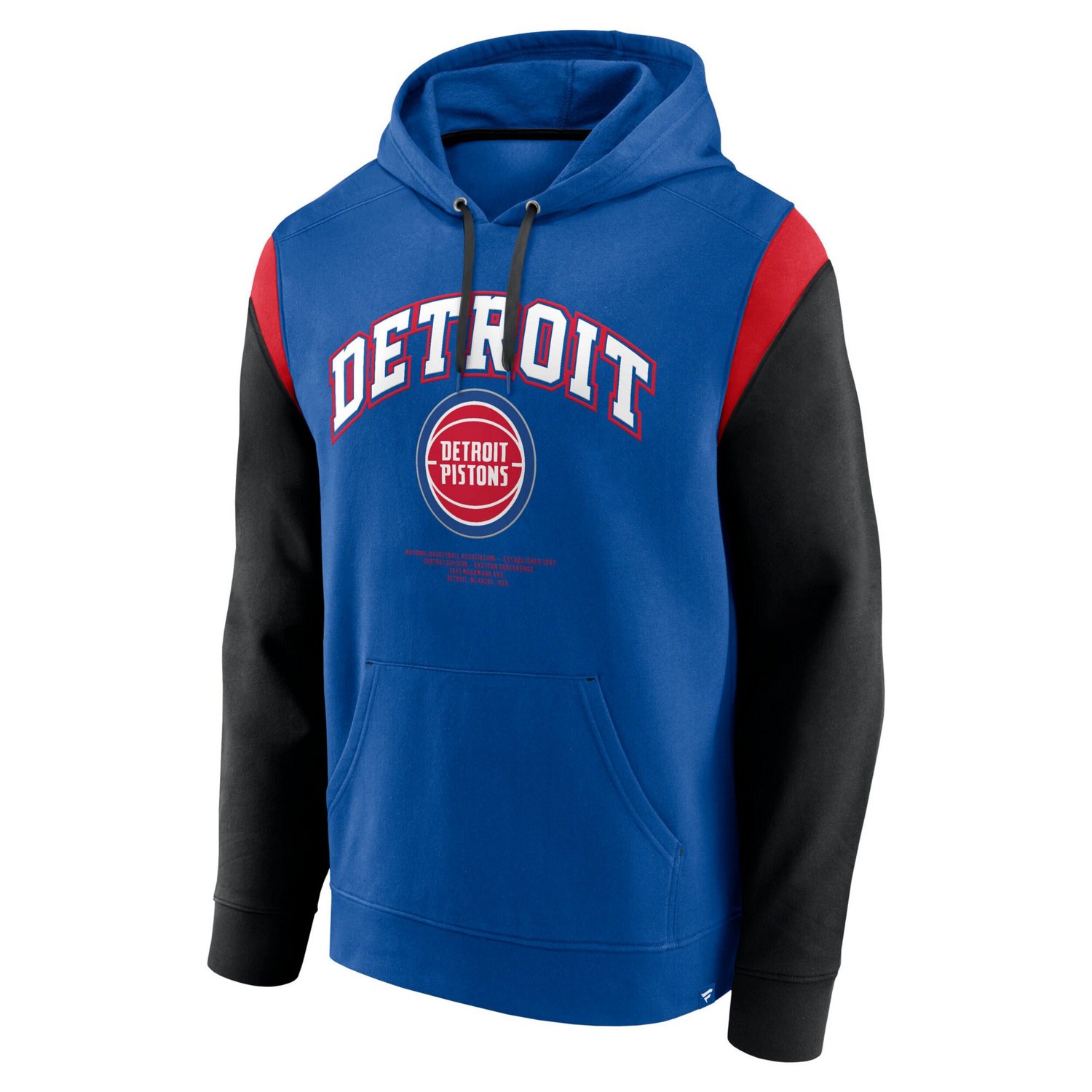 Fanatics Detroit Pistons Scorer Pullover Hoodie                                                                                  - view number 2