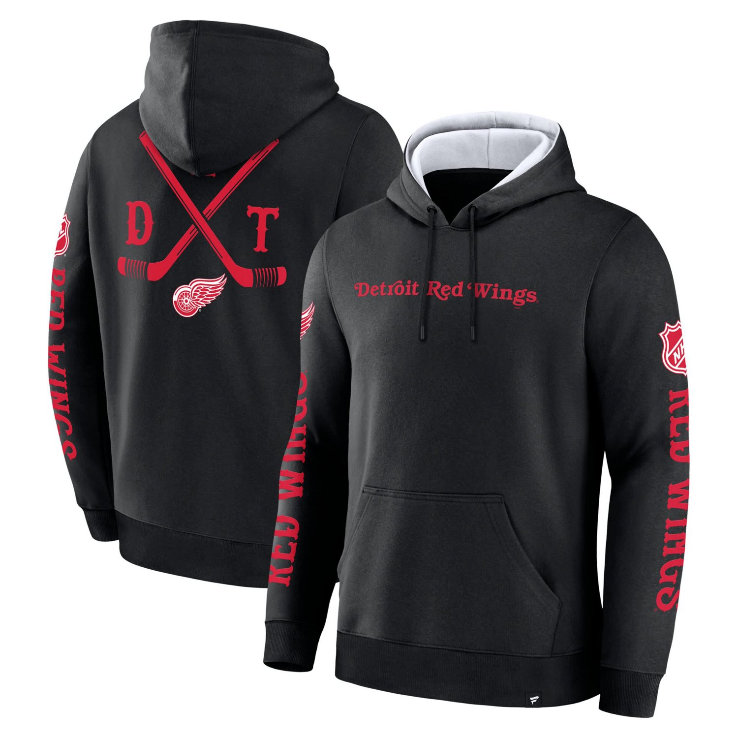 Fanatics Detroit Red Wings Big City Legacy Fleece Pullover Hoodie