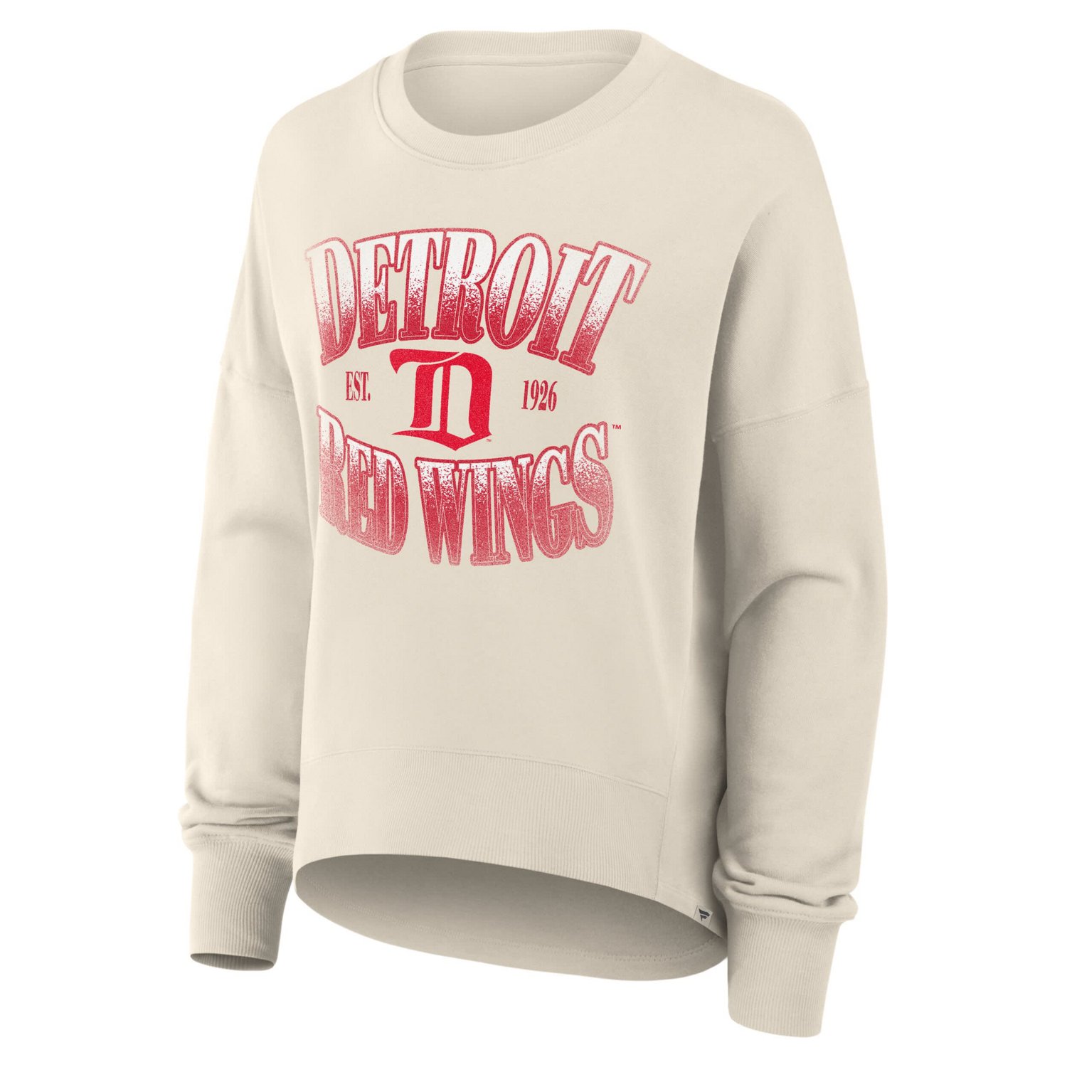 Fanatics Detroit Red Wings Oversized Vintage Slice Pullover Sweatshirt - view number 2