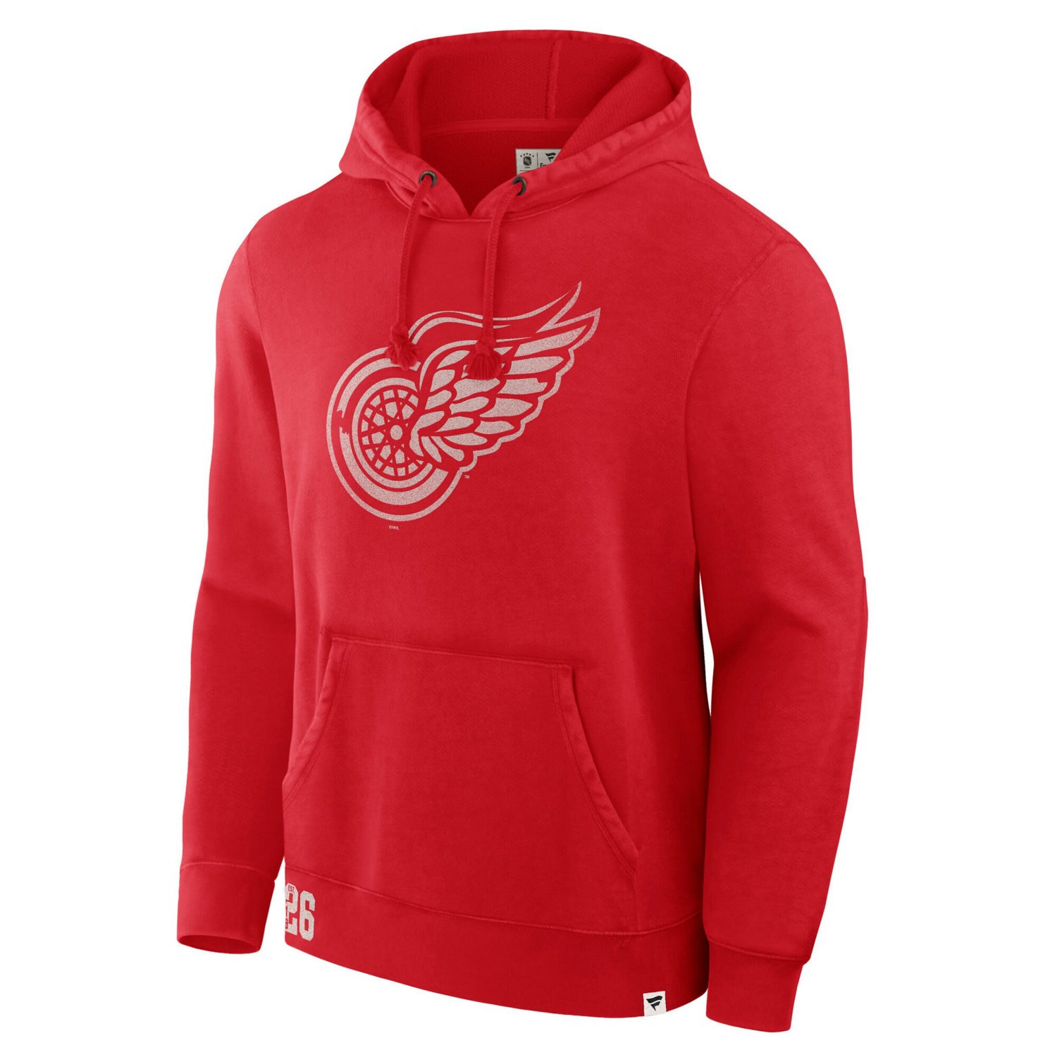 Fanatics Detroit Wings Decades Collection Tradition Fleece Pullover Hoodie