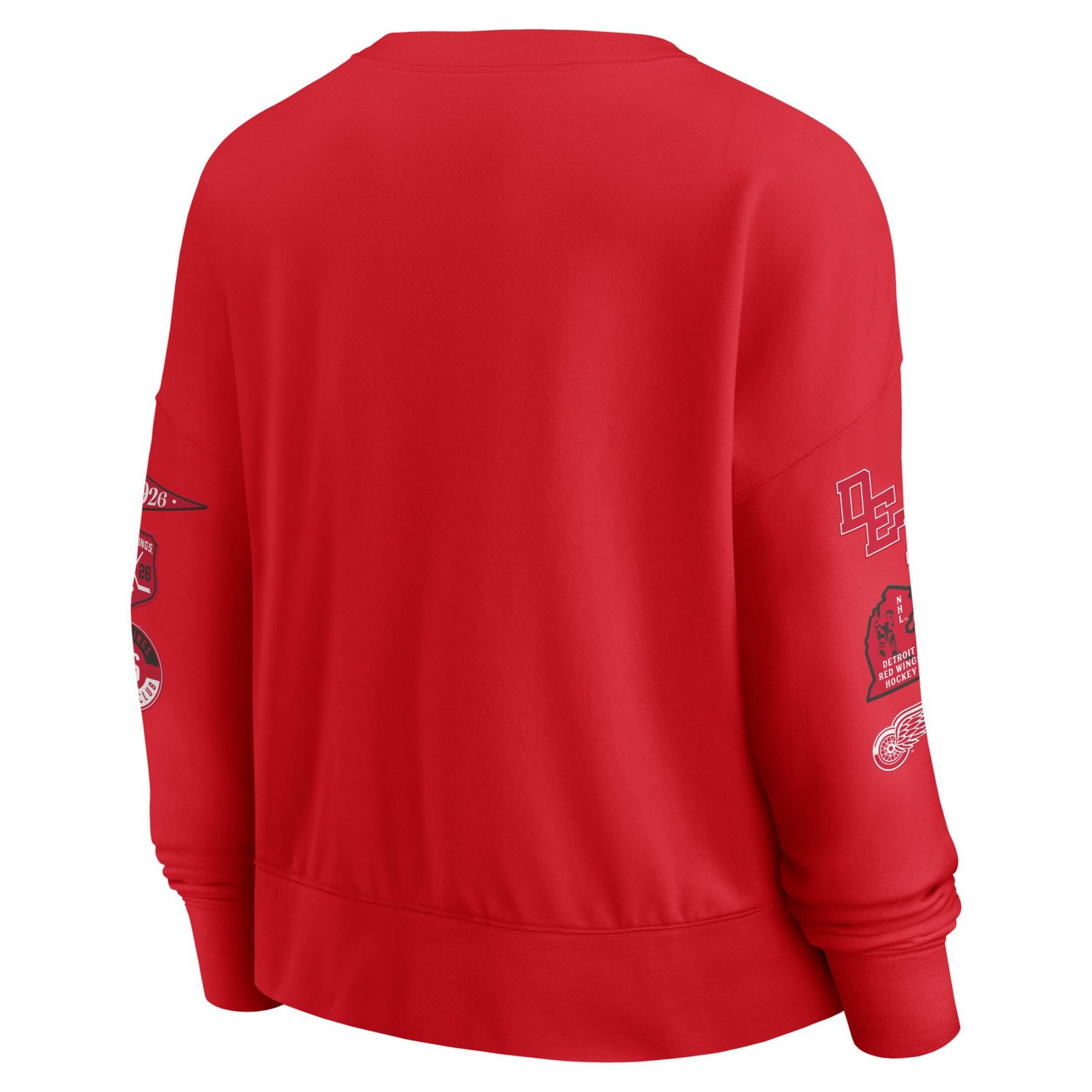 Fanatics Detroit Wings Go Team Pullover Sweatshirt