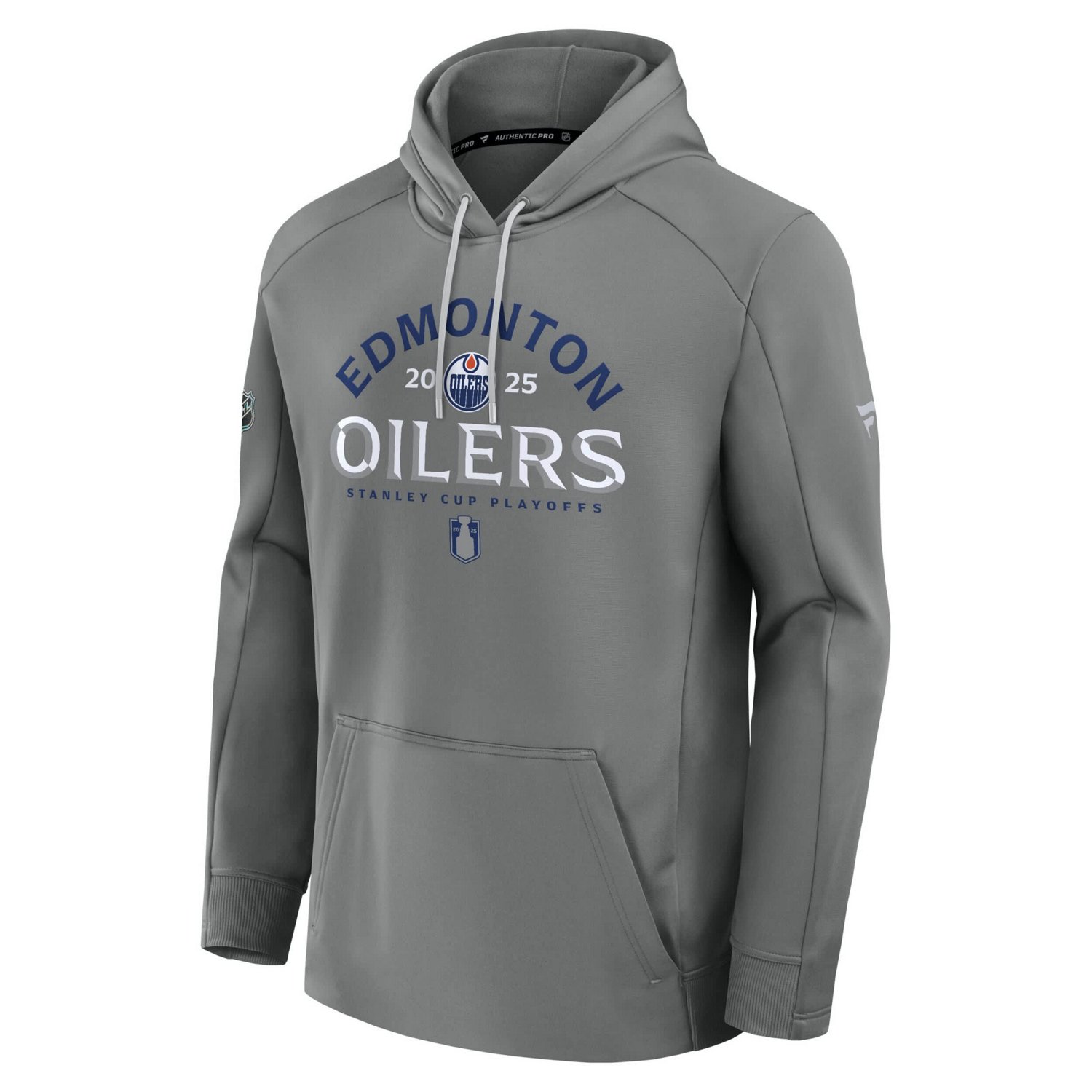 Fanatics Edmonton Oilers 2025 Stanley Cup Playoffs Authentic Pro Rink Fly Fleece Pullover Hoodie - view number 2