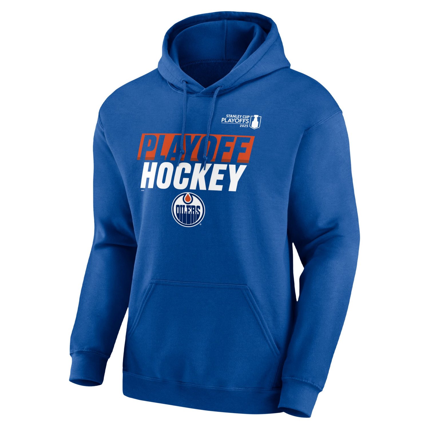 Fanatics Edmonton Oilers 2025 Stanley Cup Playoffs Breakout Fleece Pullover Hoodie - view number 2