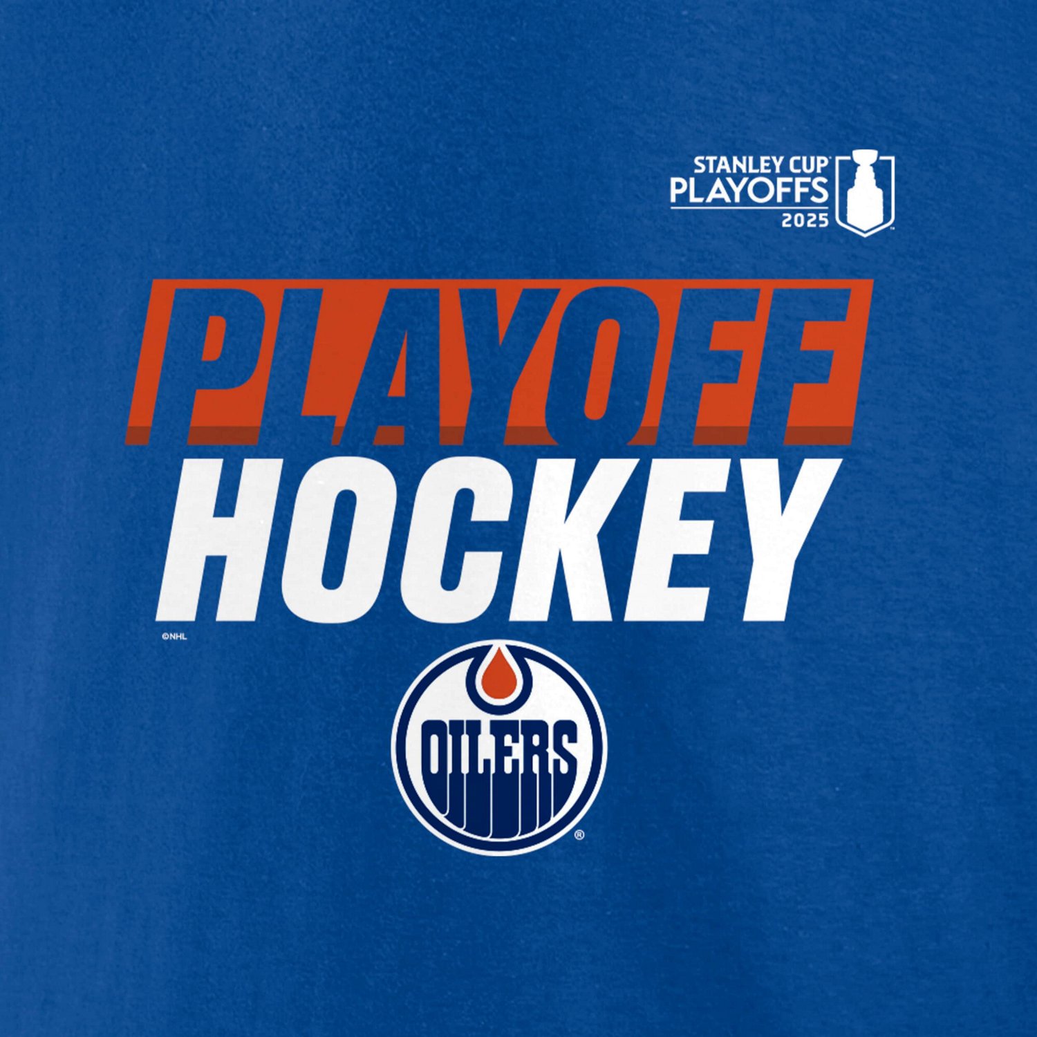 Fanatics Edmonton Oilers 2025 Stanley Cup Playoffs Breakout Fleece Pullover Hoodie - view number 4