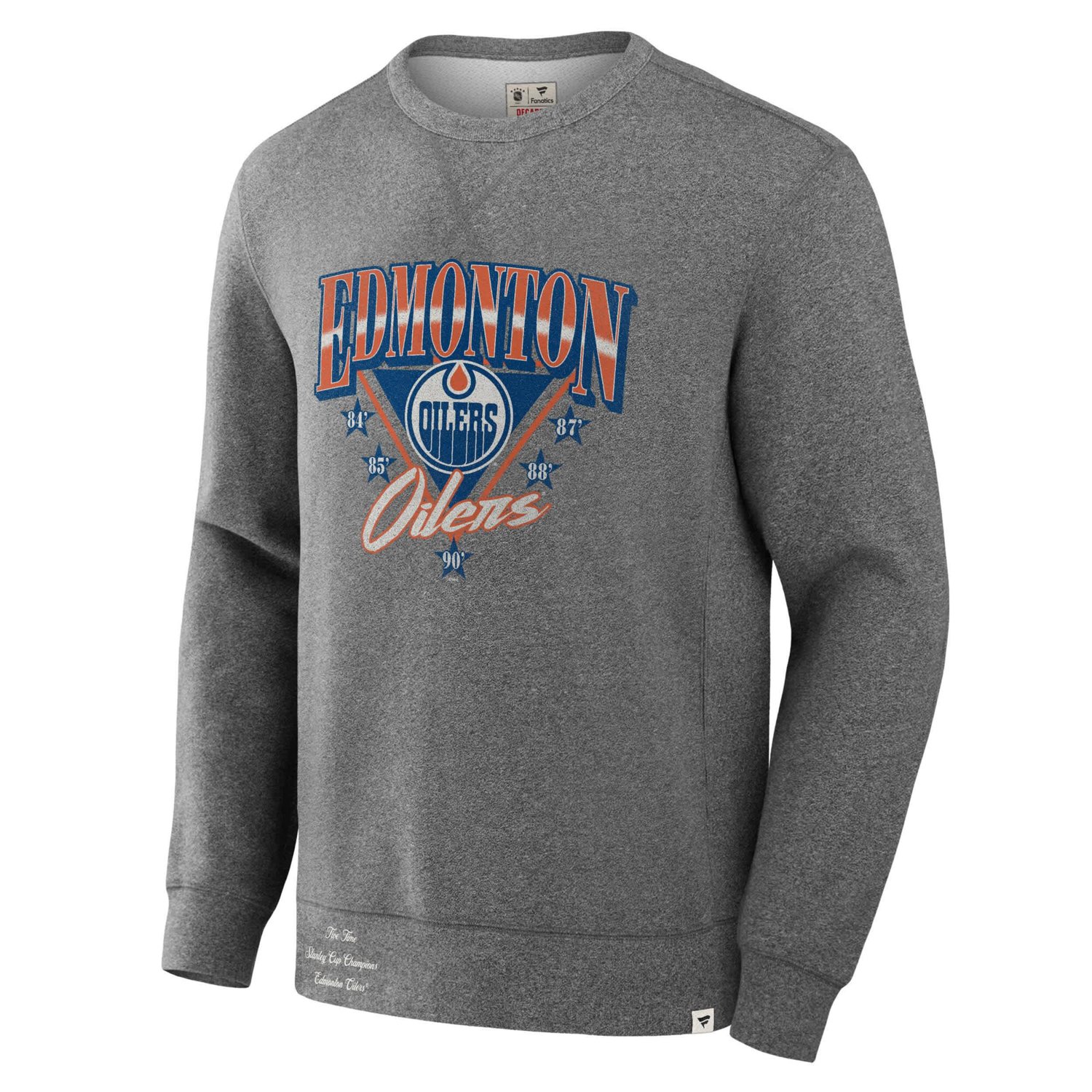 Fanatics Edmonton Oilers Decades Collection Legendary Fleece Pullover Sweatshirt                                                 - view number 2