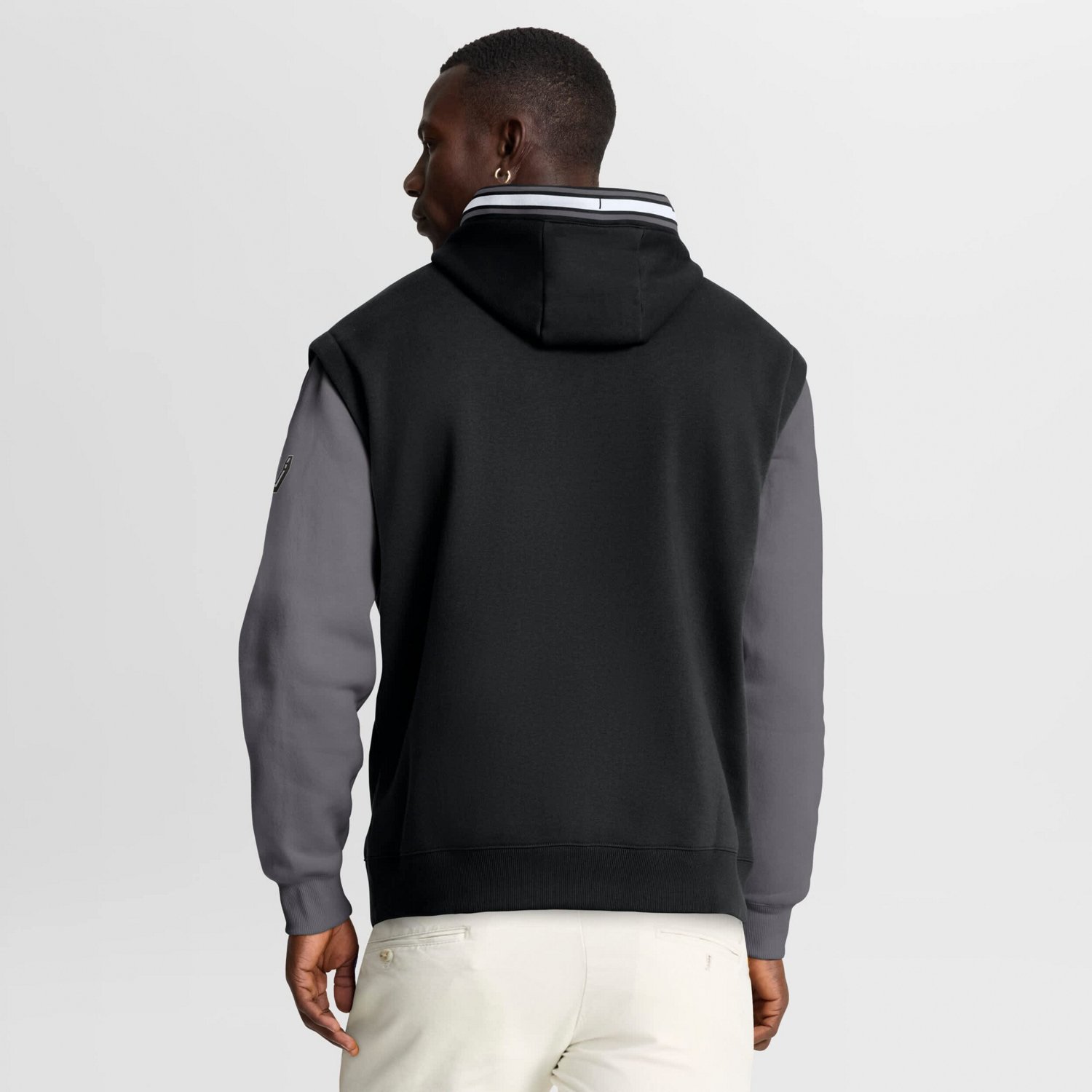 Fanatics Gray San Antonio Spurs Half Court Shot Clock Fastbreak Hoodie - view number 2