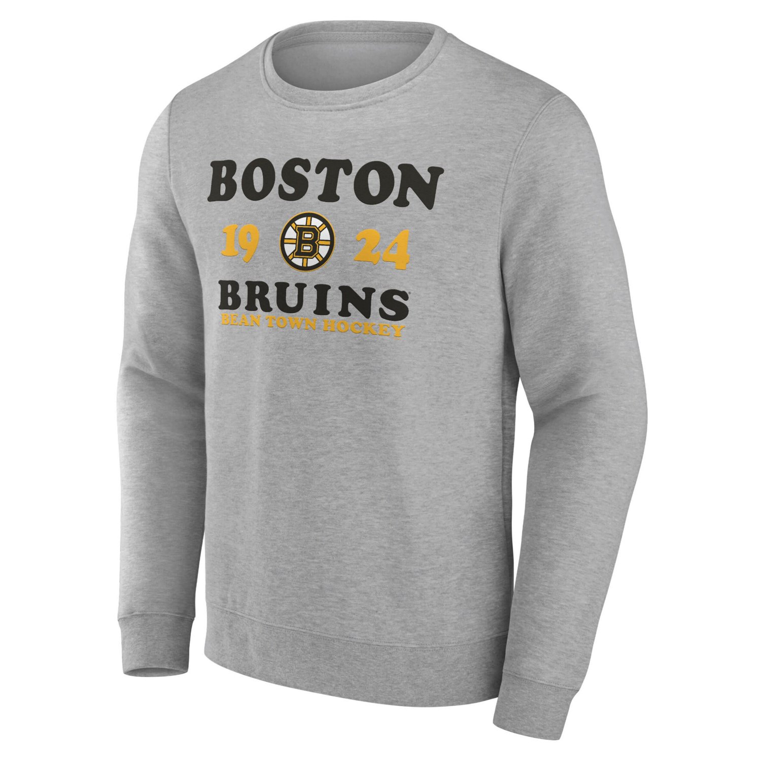 Fanatics Heather Boston Bruins Fierce Competitor Pullover Sweatshirt                                                             - view number 2