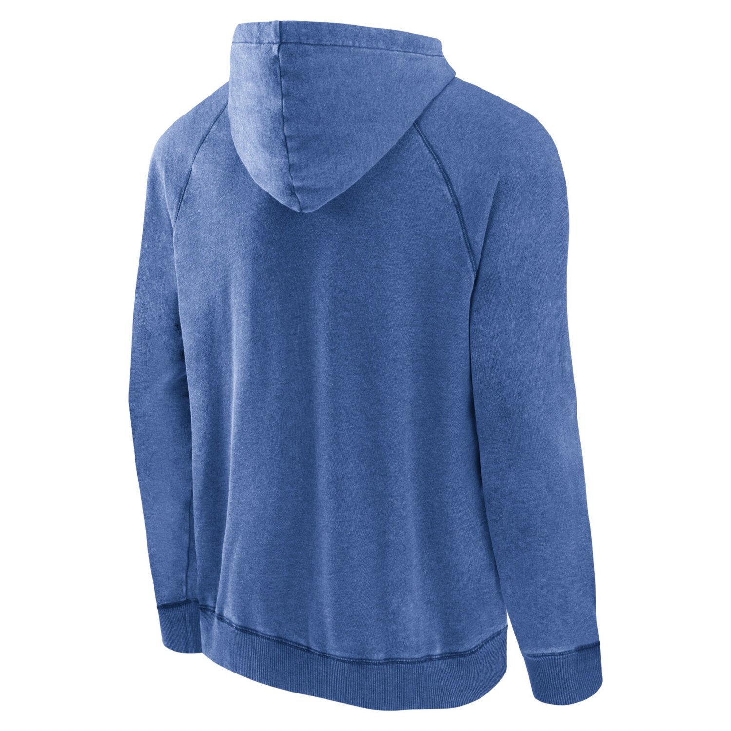 Fanatics Heather Detroit Pistons Foul Trouble Snow Wash Raglan Pullover Hoodie - view number 3