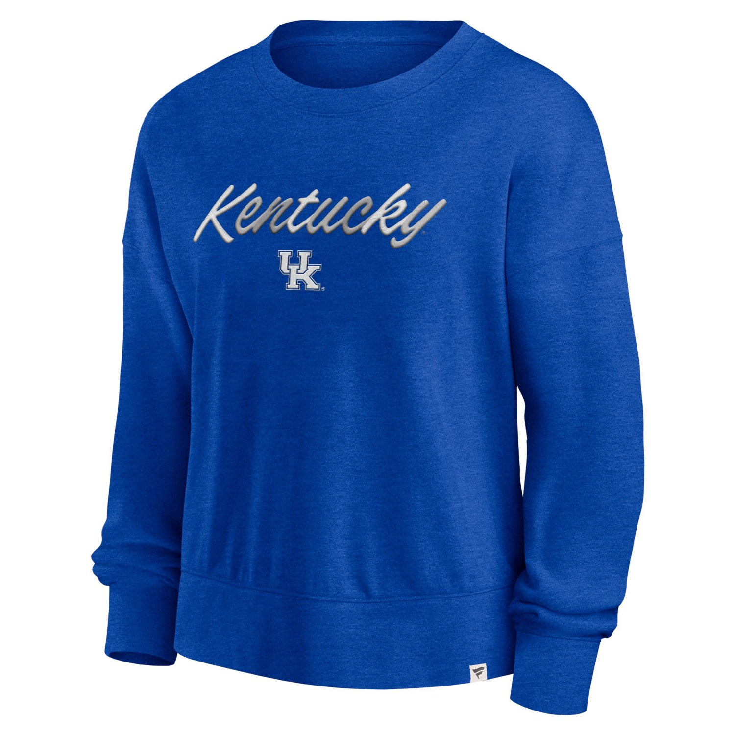 Fanatics Heather Kentucky Wildcats Script Pullover Sweatshirt