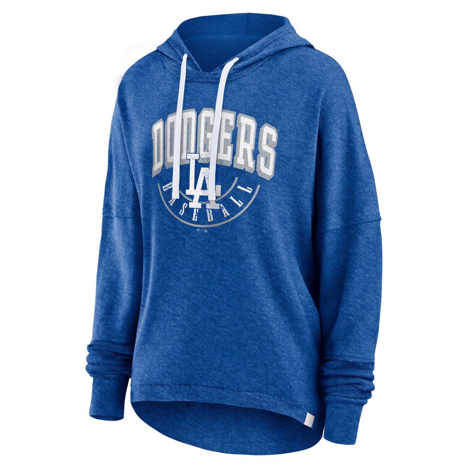 Fanatics Heather Los Angeles Dodgers Luxe Pullover Hoodie